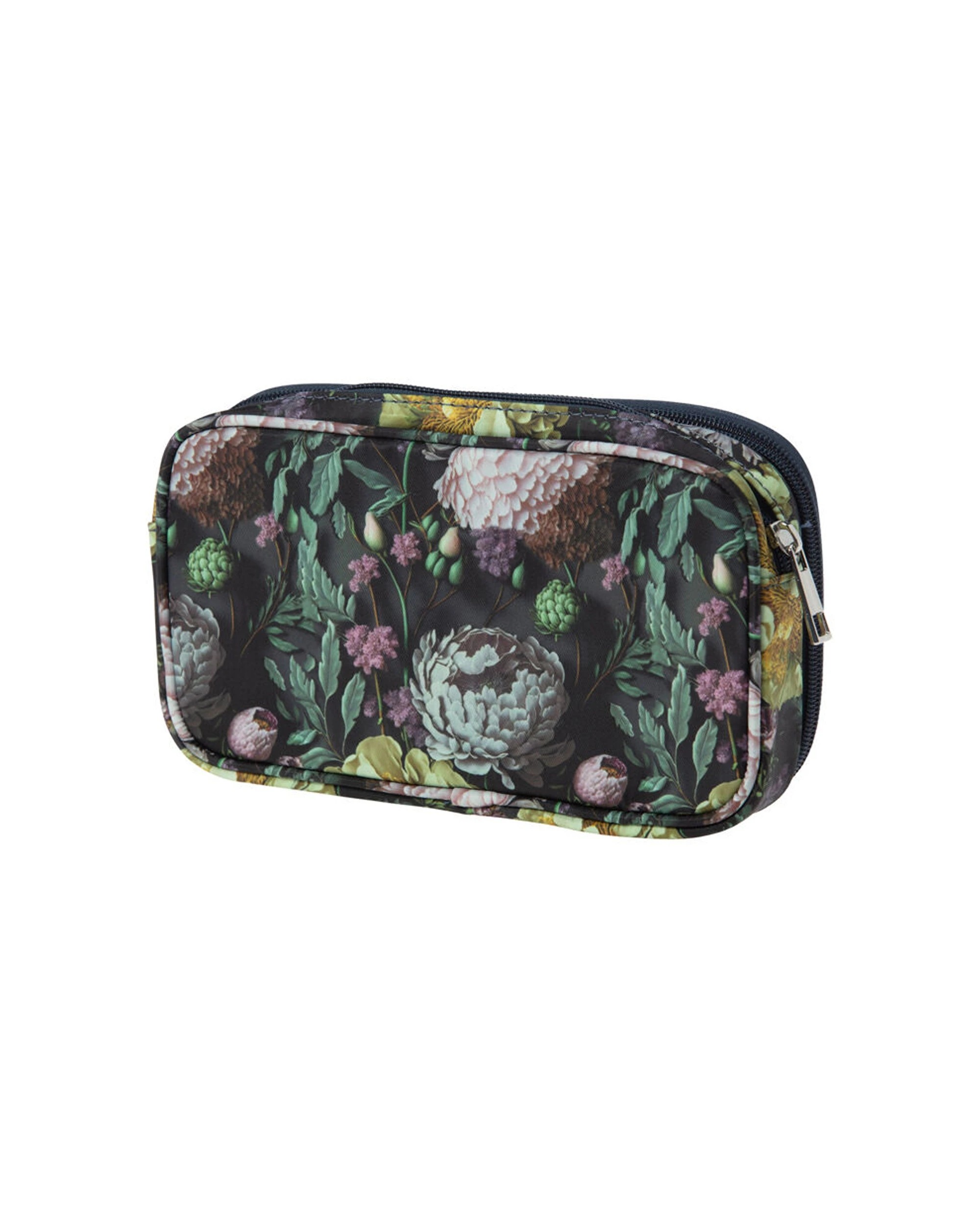 1 Bramble Bay Vintage Floriade Emerald Botanica Makeup Cosmetic Bag 29cm - Black, 1 of 1
