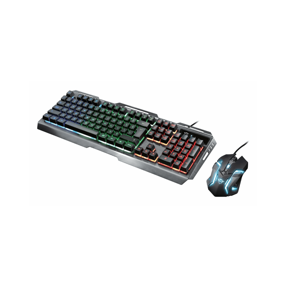 2 Trust International Trust GXT845 Tural Wired RGB Gaming Mouse and Keyboard Combo - Black, 2 of 8