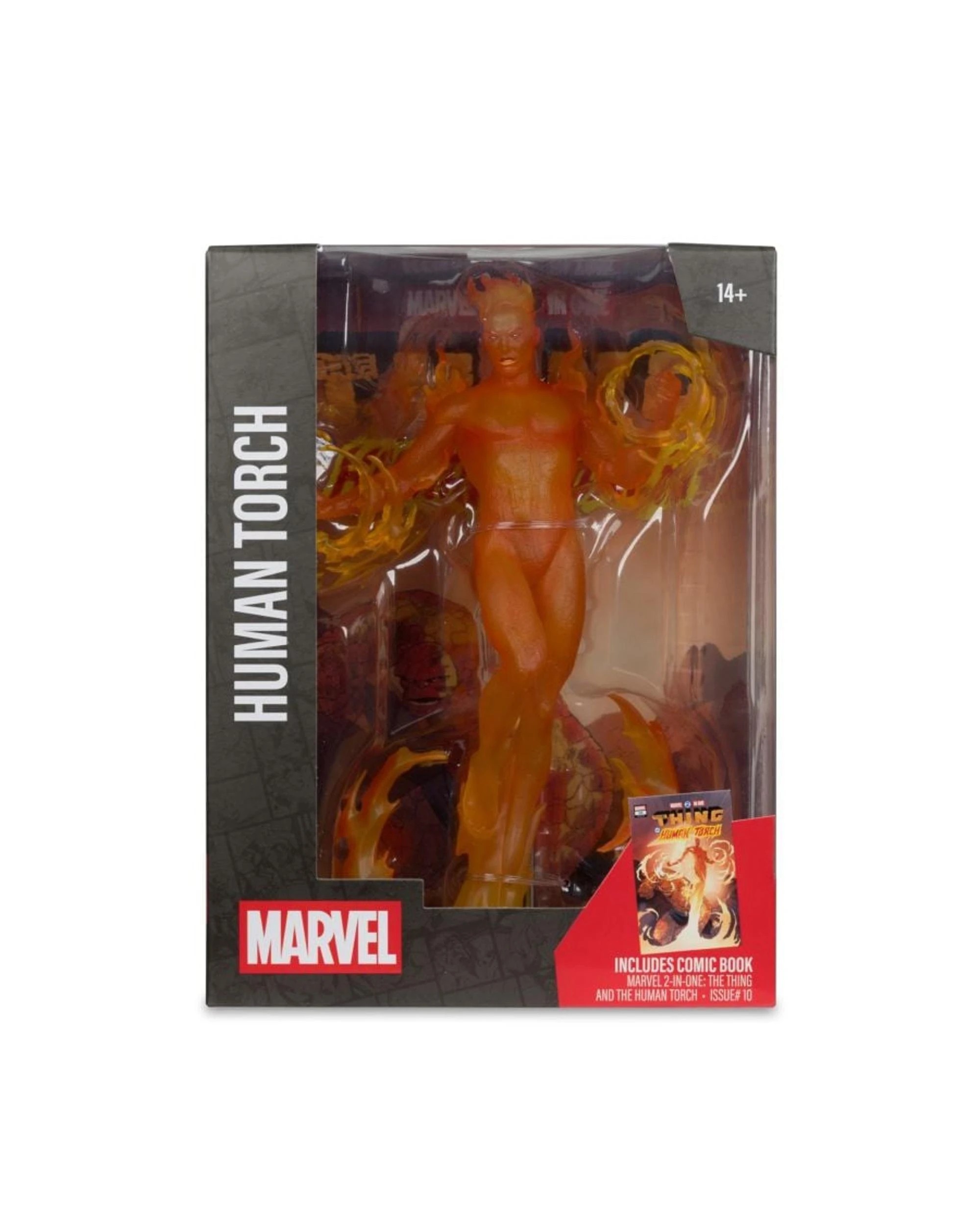 8 Marvel Collection Fantastic Four Marvel 2-in-One #10 Human Torch 1:6 Scale Figure, 8 of 10