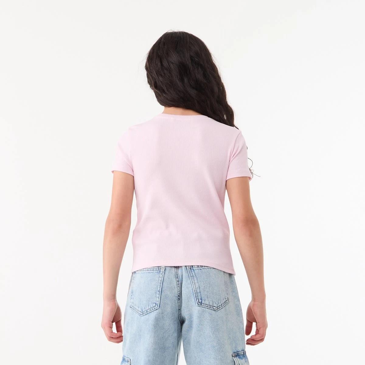2 Short Sleeve Rib Top BALLERINA, 2 of 6