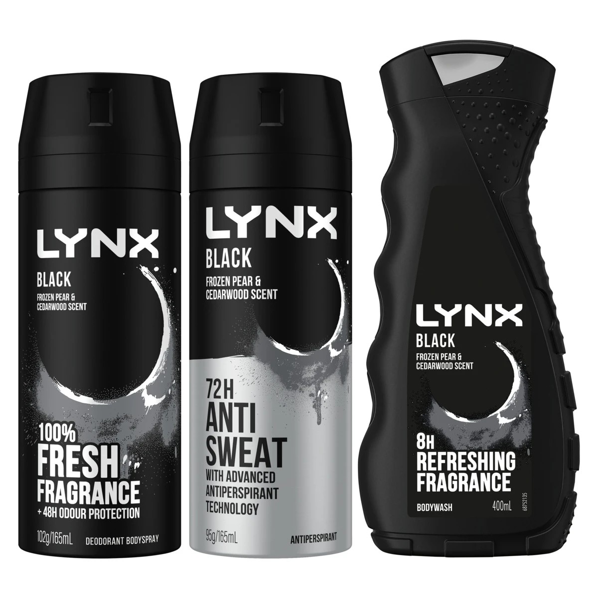 4 LYNX Black The Essential's Trio Gift Set, 4 of 6