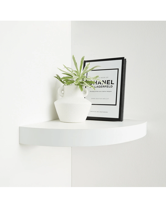 White Corner Shelf