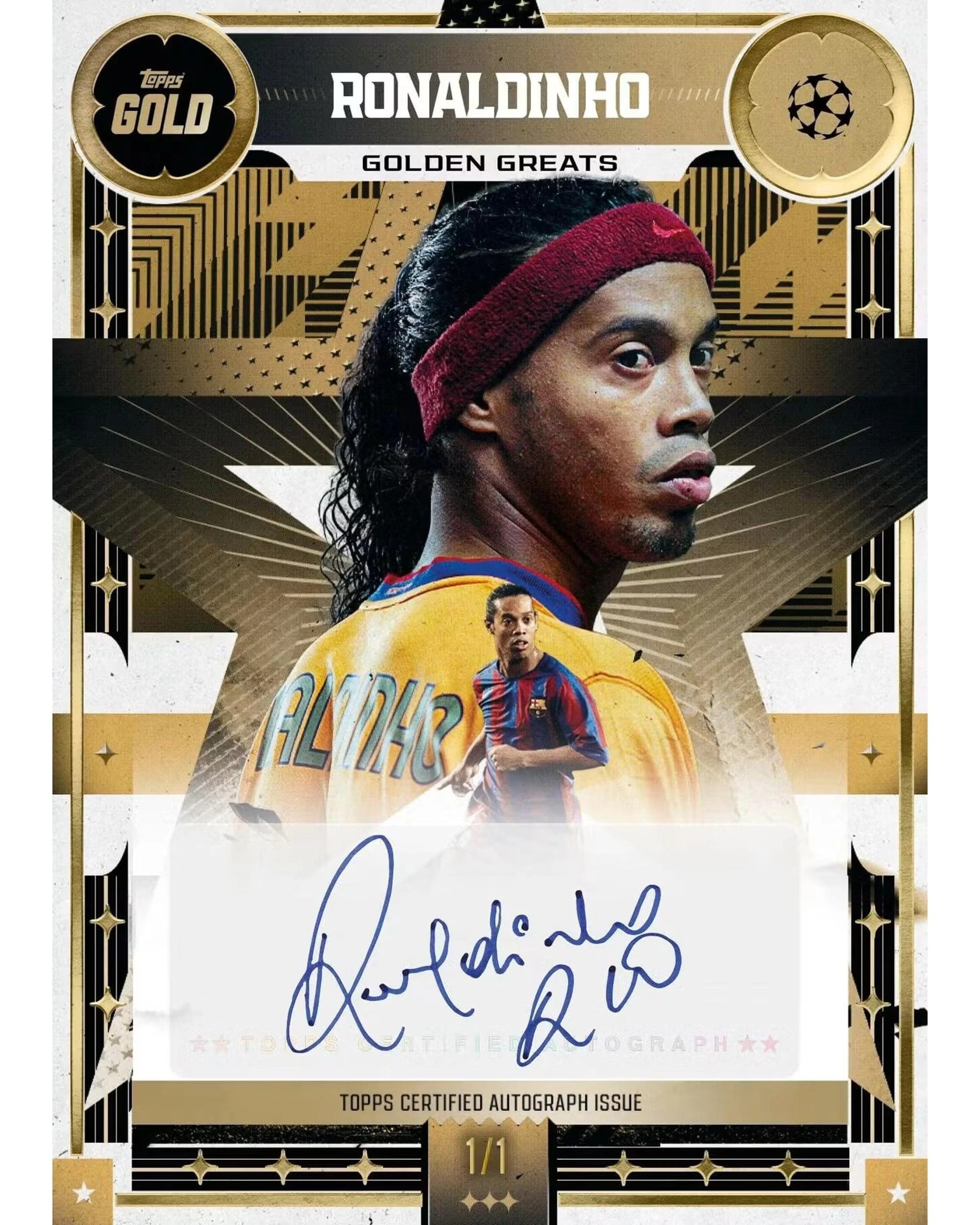 8 Topps 2025/2026 Gold UEFA Club Competitions Soccer Hobby Box, 8 of 8