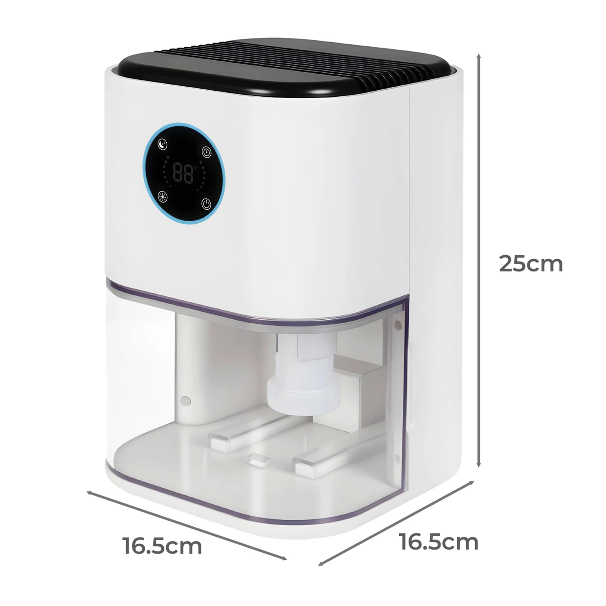 3 Spector 2in1 Portable Dehumidifier Air Purifier - White, 3 of 9