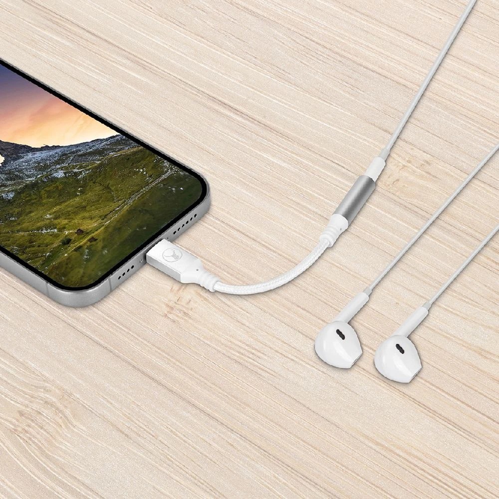5 Bonelk USB-C to 3.5 mm Adapter White, 5 of 6