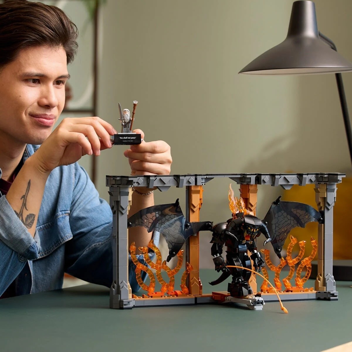 8 LEGO Icons The Lord of the Rings: Balrog Book Nook 10367, 8 of 11