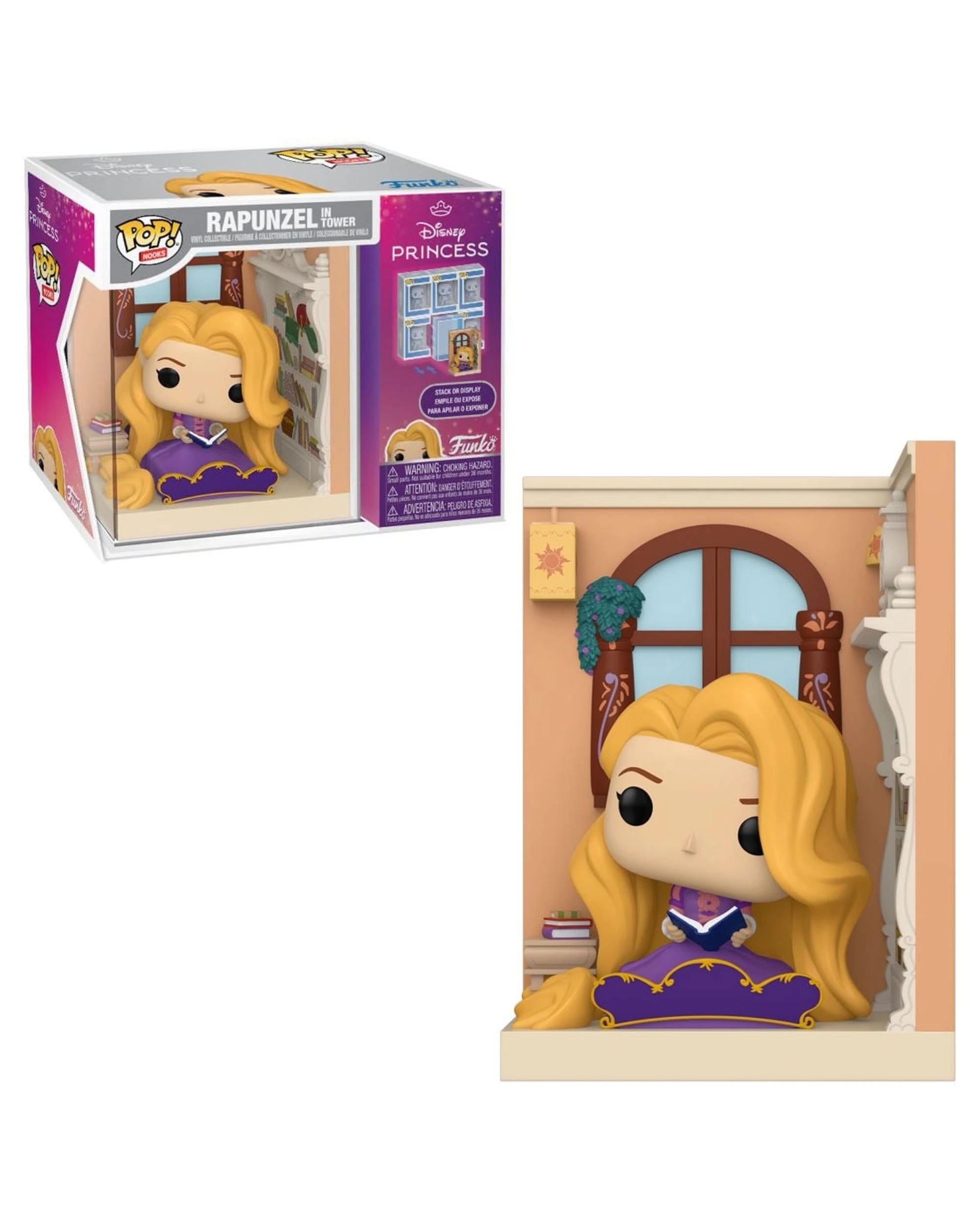 1 Disney Tangled 15th Anniversary Rapunzel in Tower POP! Nook Funko POP! Vinyl, 1 of 3