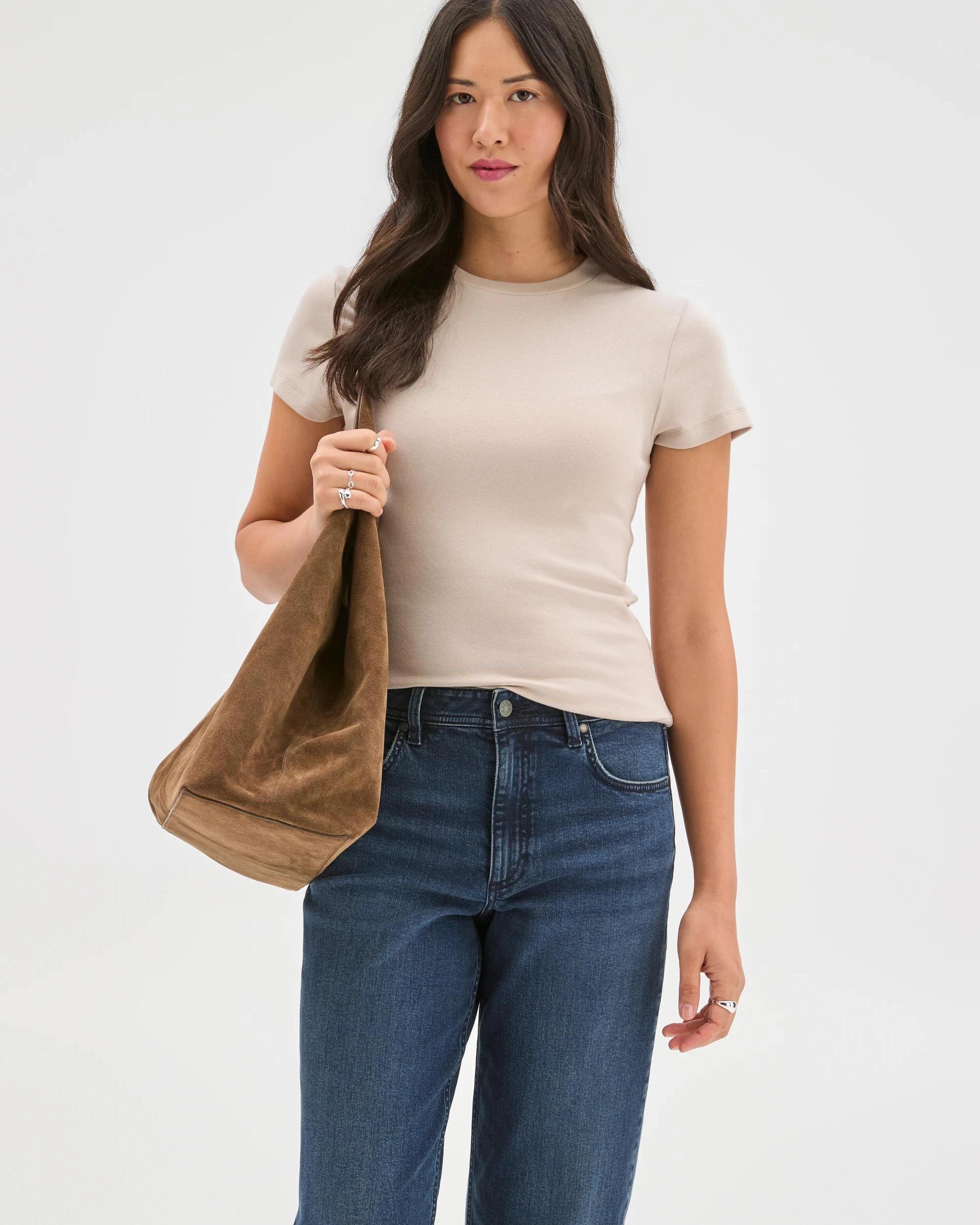 2 Target Denim Mid Rise Courtney Girlfriend Denim Jeans MOONLIGHT, 2 of 7