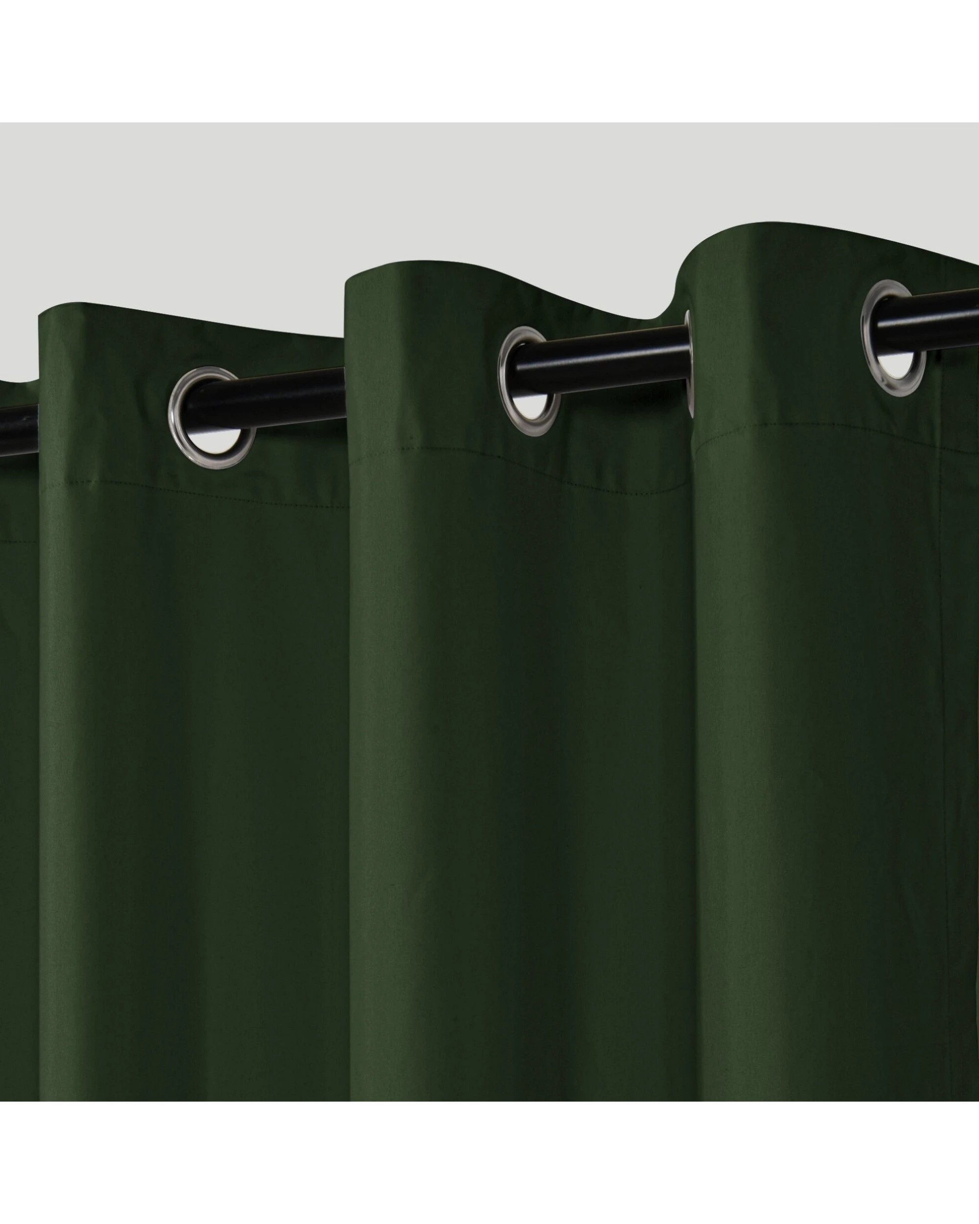 2 Sherwood Home Orlando Blockout Eyelet Curtain Pair 90x223cm - Pine, 2 of 5