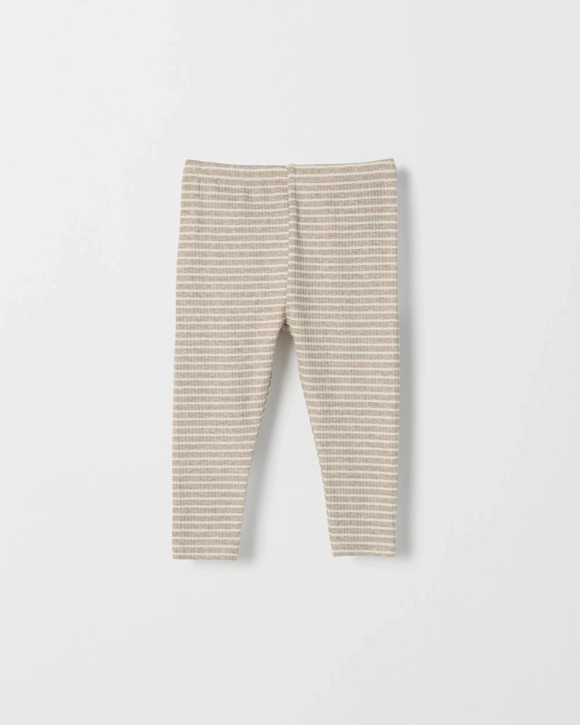 1 Target Baby Baby Organic Cotton Ribbed Leggings MUSHROOM, 1 of 2