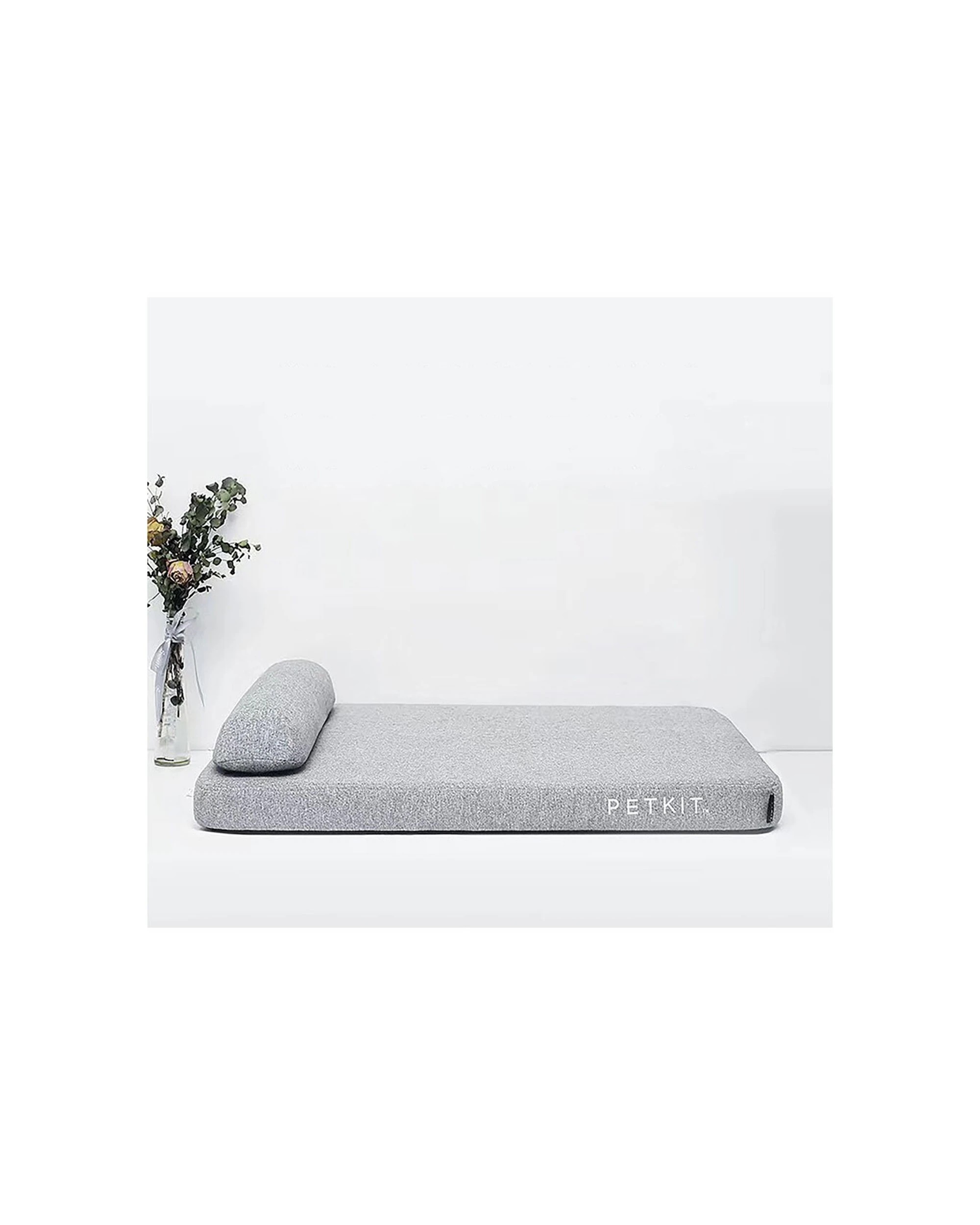 2 Petkit Deep Sleep Pet Mattress Memory Foam Two Layers L Size Washable Cover - Grey, 2 of 6