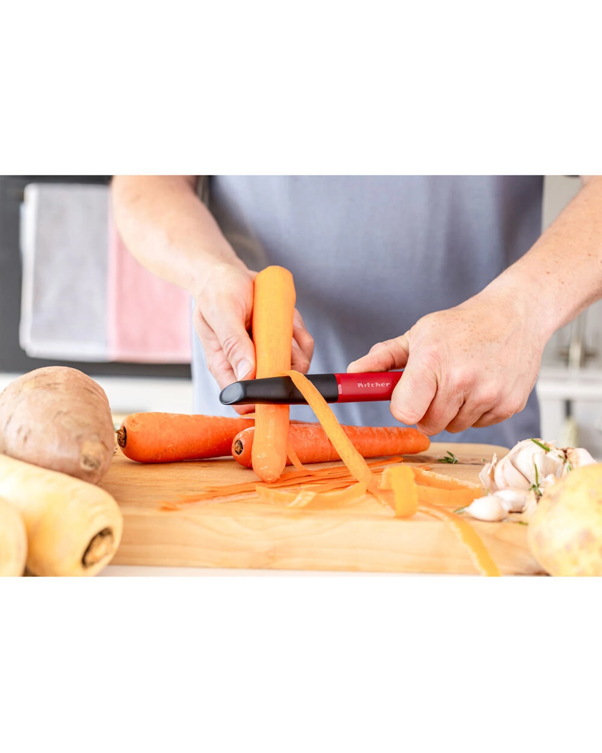 6 KitchenAid 2PK Classic Euro Fruit Vegetable Peeler With Ergonomic Handle - Red, 6 of 6