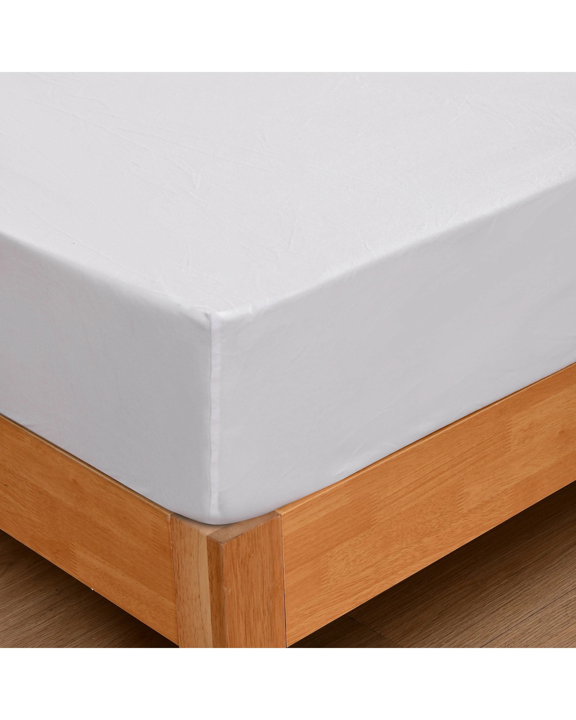 6 Dreamaker Micro Flannel Combo Fitted Sheet Set - King Single Bed - White, 6 of 7