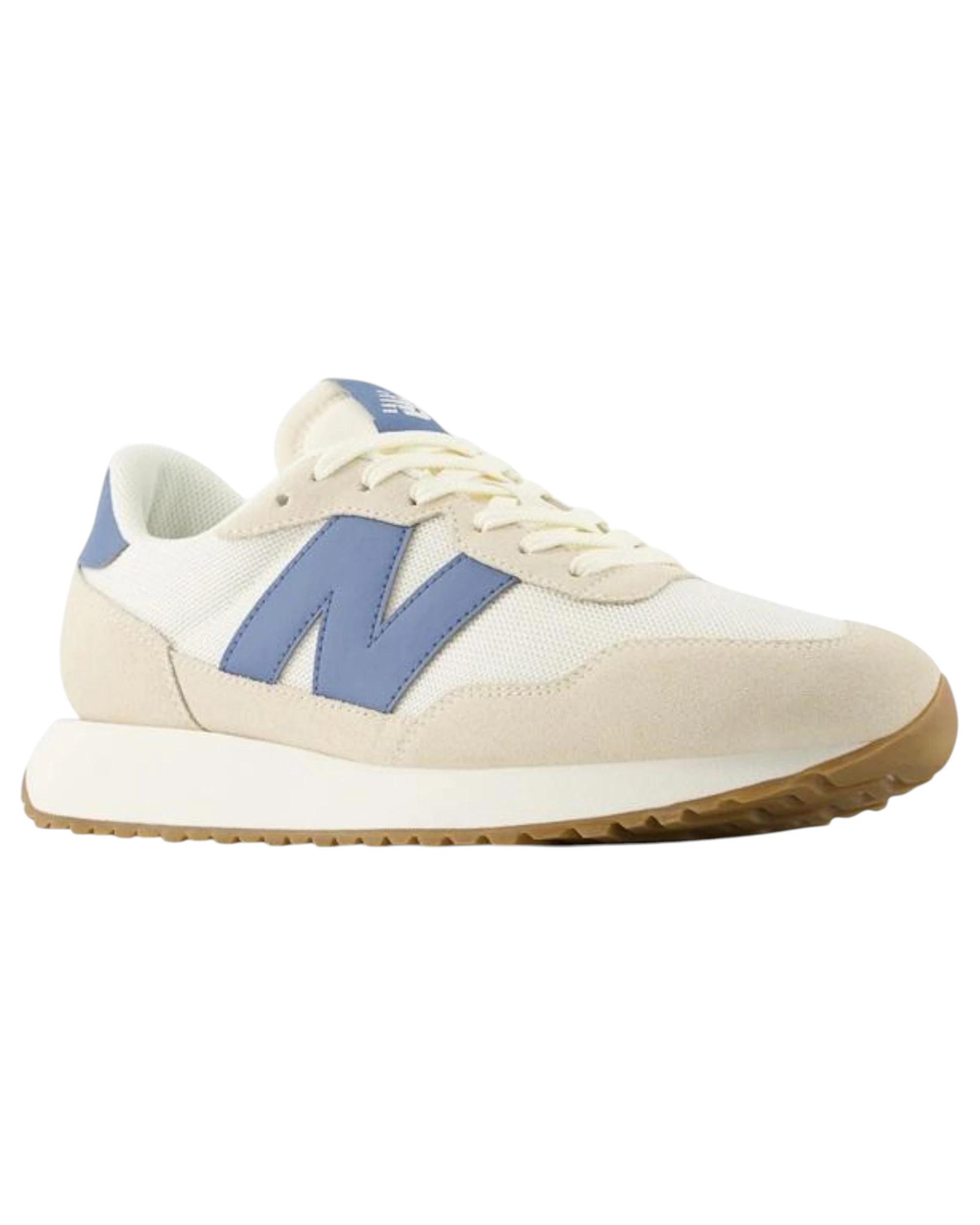 5 New Balance Mens 237 Athletic Shoes WHITE/BLUE, 5 of 5