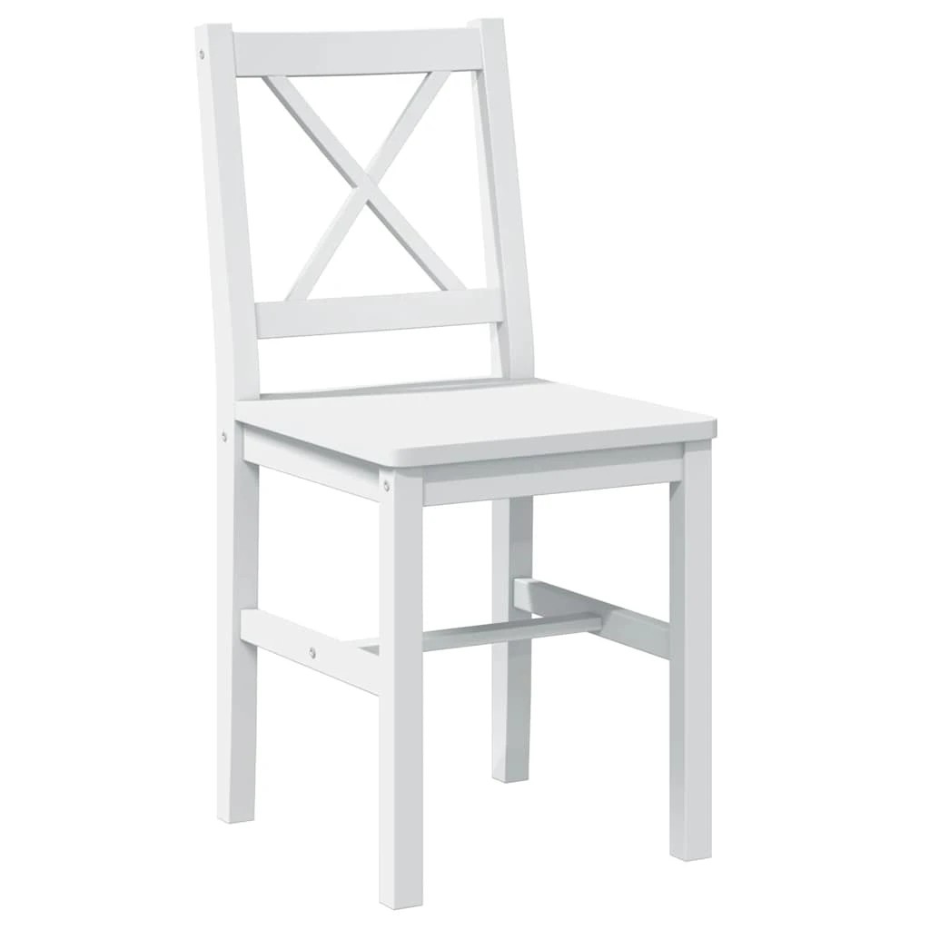 3 Vidaxl 5 Piece Dining Set - White, 3 of 10