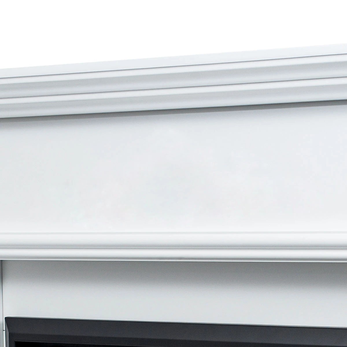 4 Moda Living George Electric Fireplace Heater White Mantel Suite with Starlight Insert - White, 4 of 5