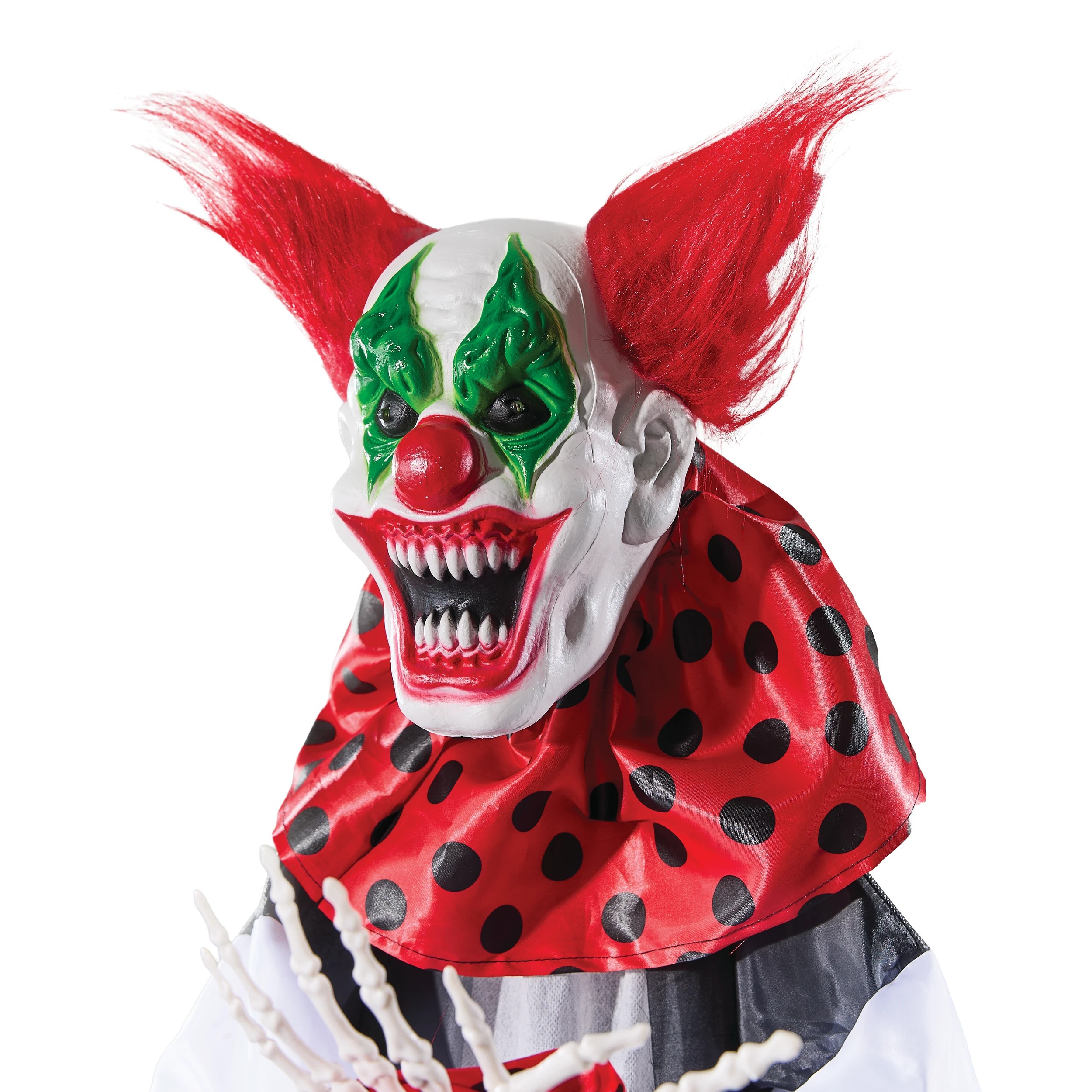 7 Battery Operated LED Light Up Standing Spooky Clown, 7 of 10