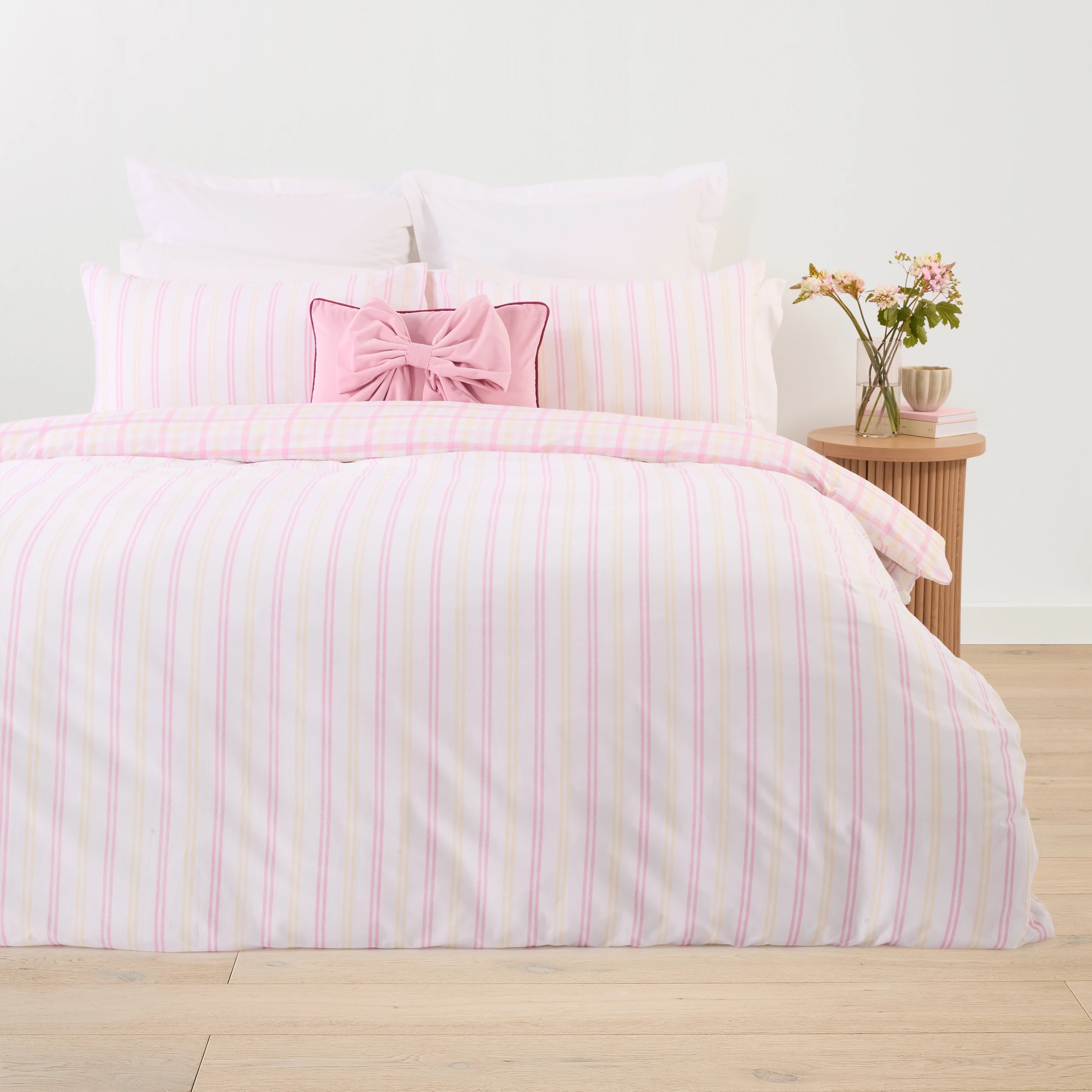 2 Clara Cotton Rich Reversible Quilt Cover Set - Single Bed, 2 of 8