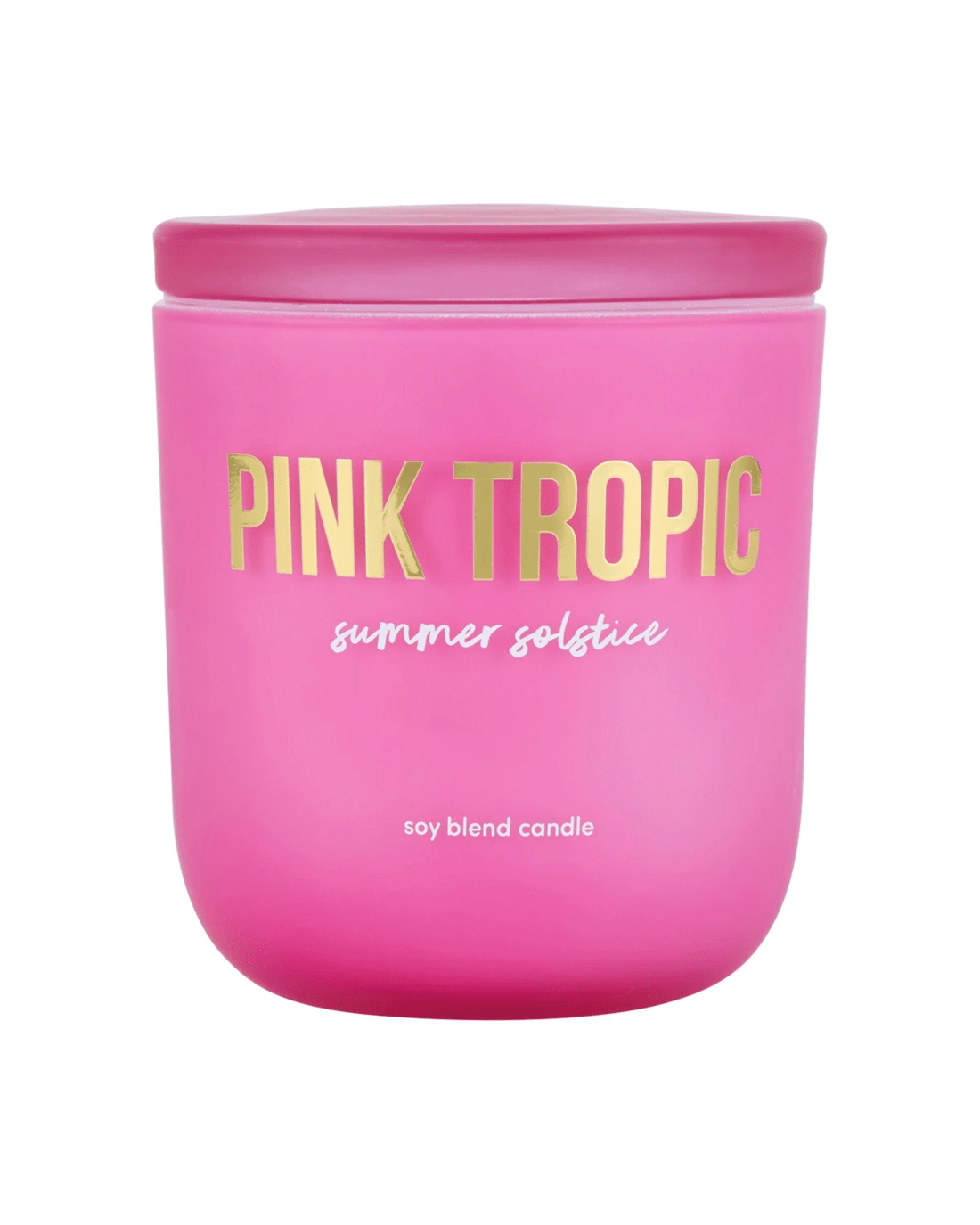 1 Pink Tropic Summer Solstice Soy Blend Fragrant Candle, 1 of 4