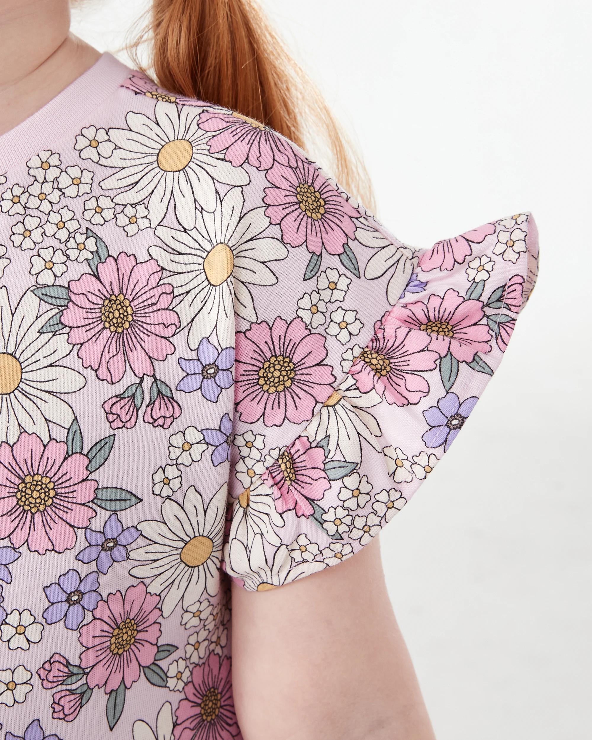 5 Jersey Dress Pnk Floral, 5 of 8