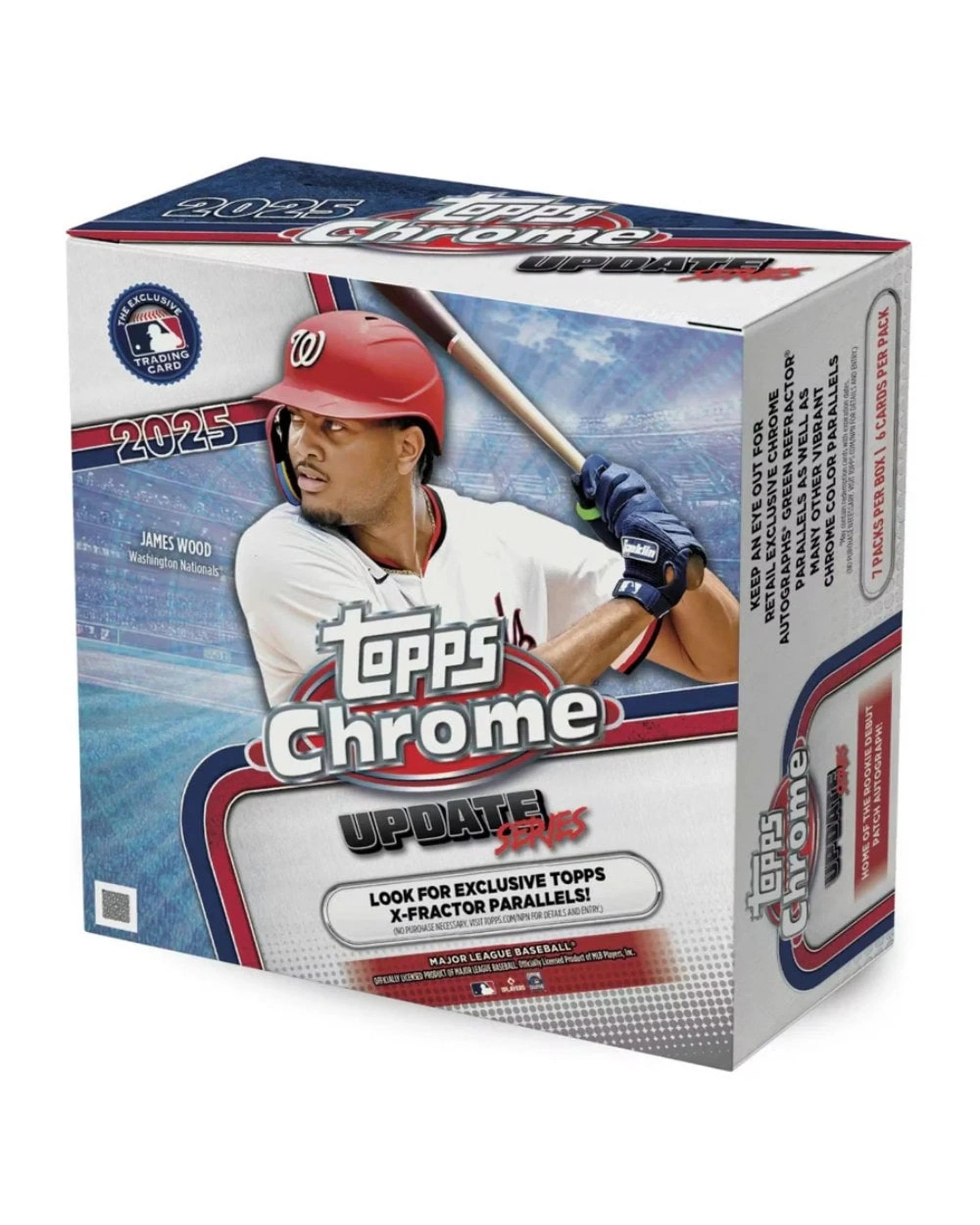 1 Topps 2025 MLB Chrome Update Series Baseball Mega Box, 1 of 10