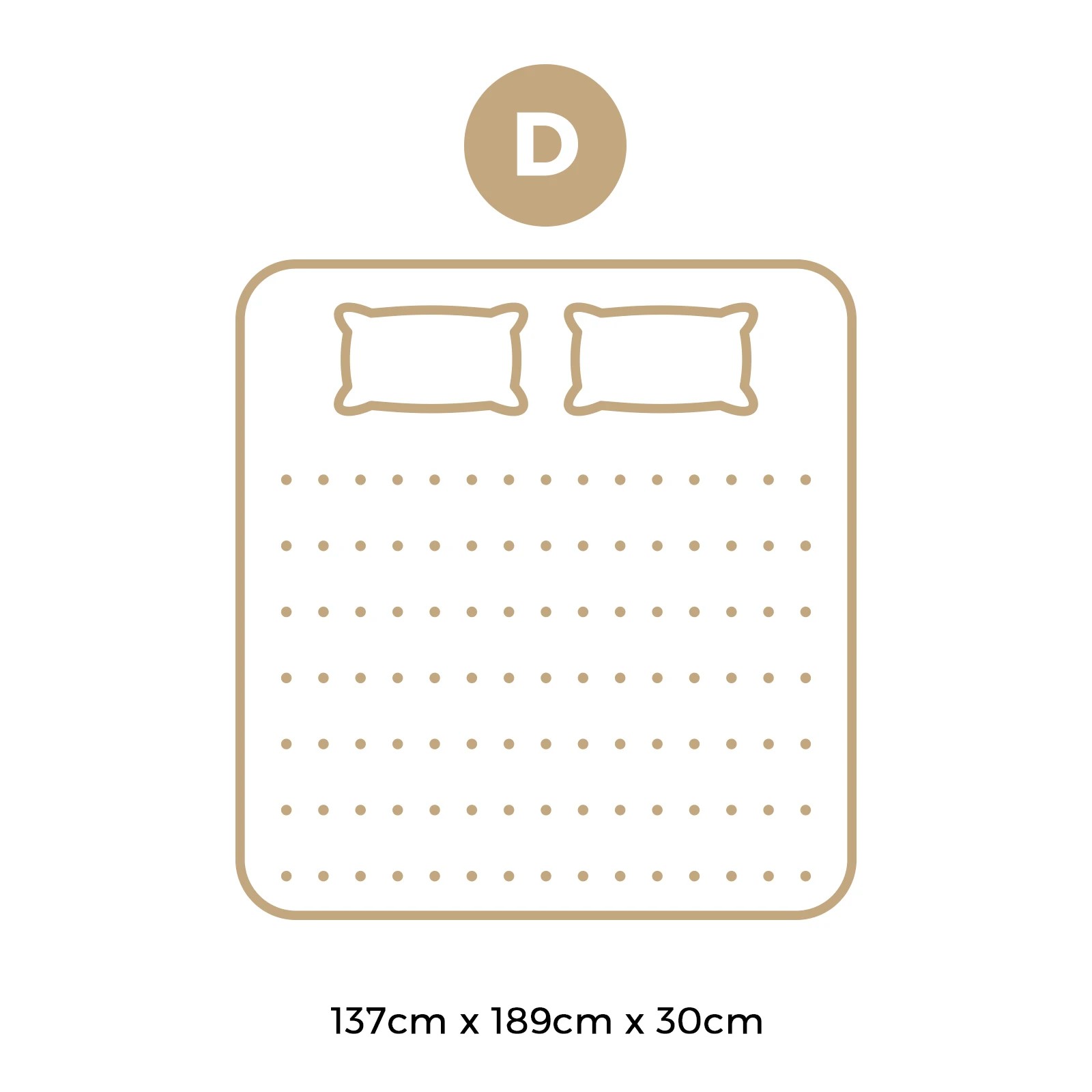 2 Bedra Bedding Double Mattress 5 Zone Pocket Spring Cool Gel Foam Medium Firm Euro Top - Multi, 2 of 3