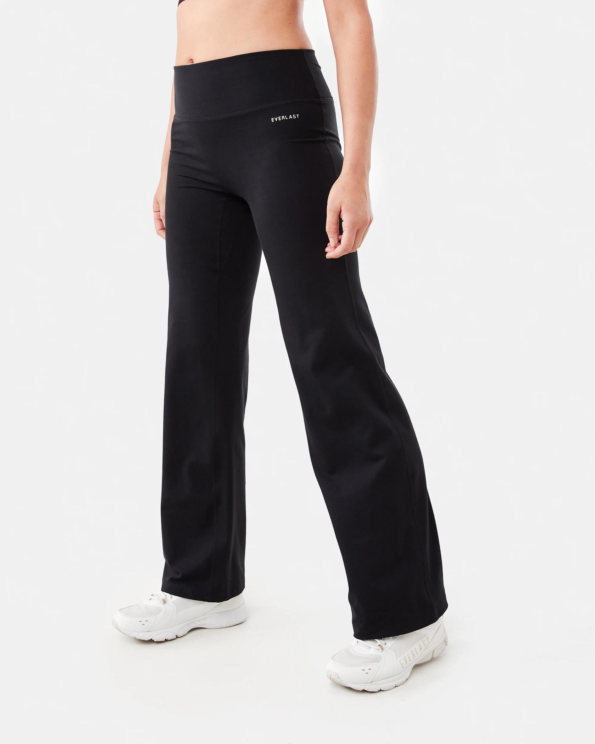 2 Everlast Womens Sculpt Straight Leg Leggings Black, 2 of 6