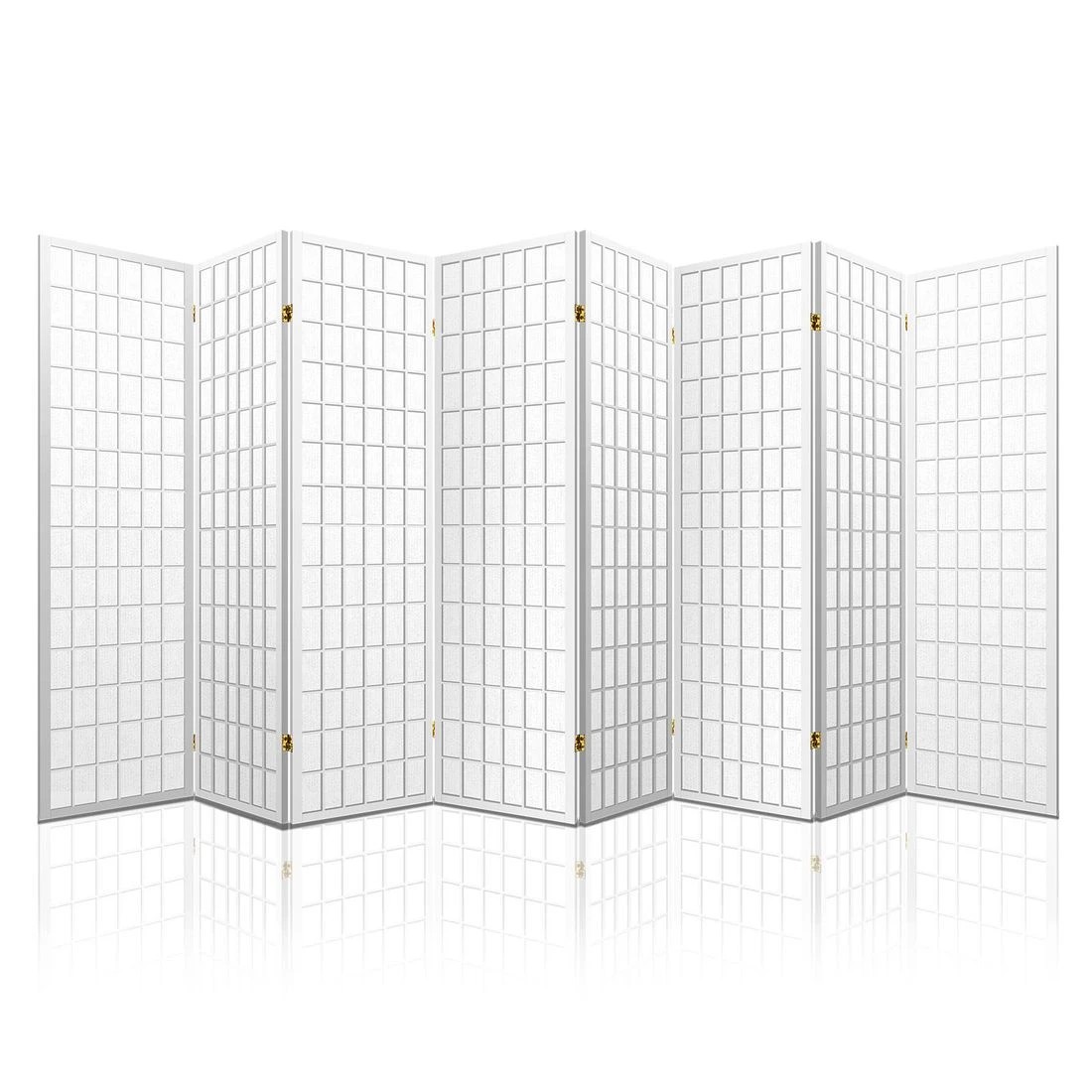1 Artiss 8 Panel Room Divider Screen 348x179cm
 - white, 1 of 7
