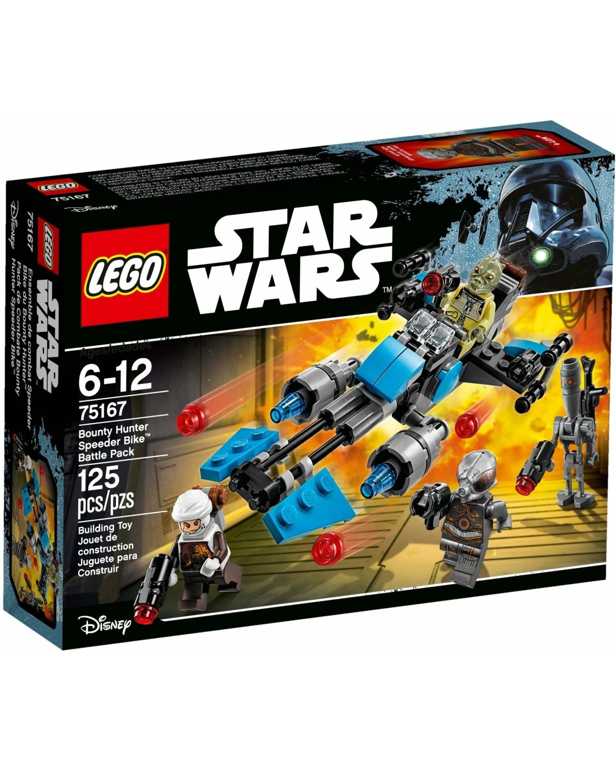 1 Lego Star Wars 75167 Bounty Hunter Speeder Bike B/Pack, 1 of 5