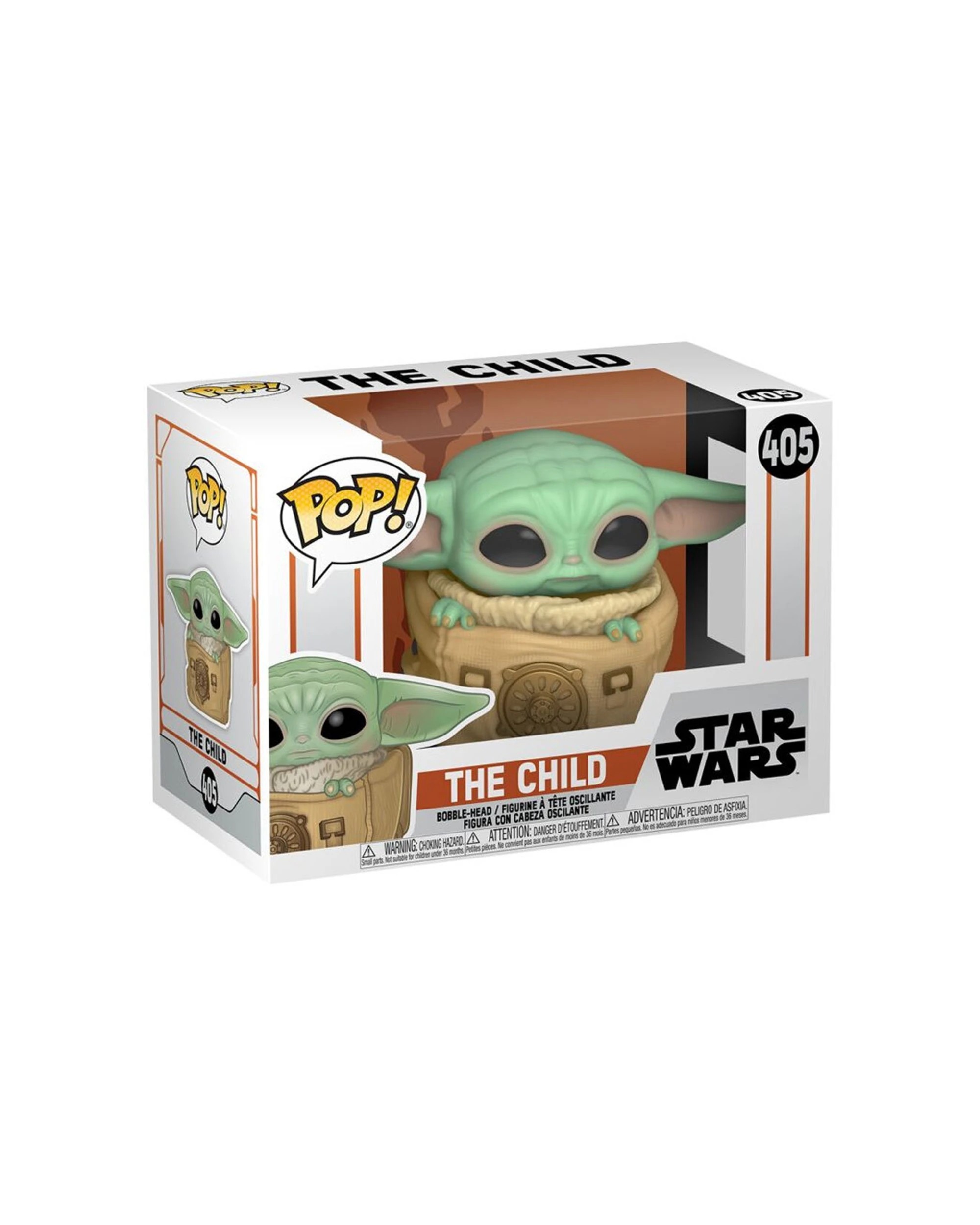 2 Pop Star Wars Mandalorian The Child In Rucksack - Star Wars Action Figure - Multi, 2 of 3