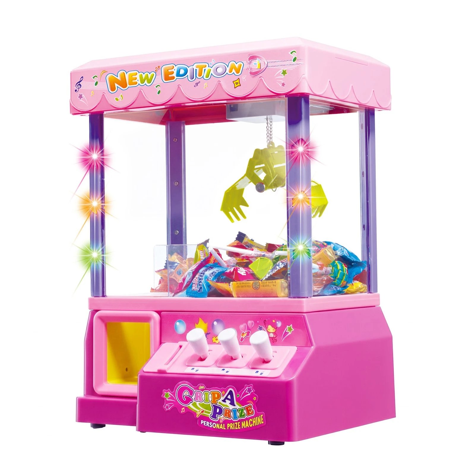 Ausway Mini Claw Machine Arcade Game Candy Grabber Toy Crane Coin ...