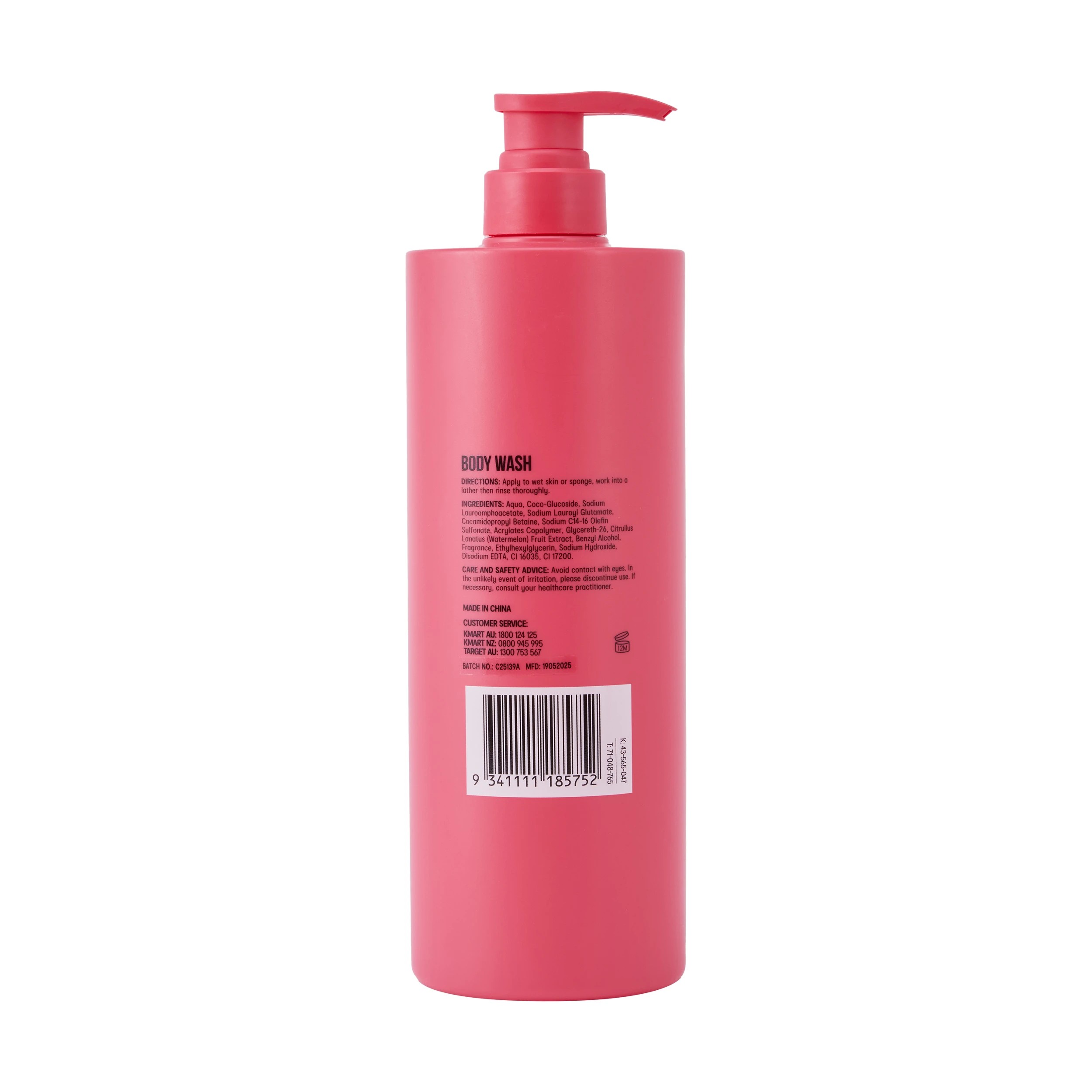 3 OXX Bodycare Soothing and Refreshing Body Wash 1L - Watermelon, 3 of 3