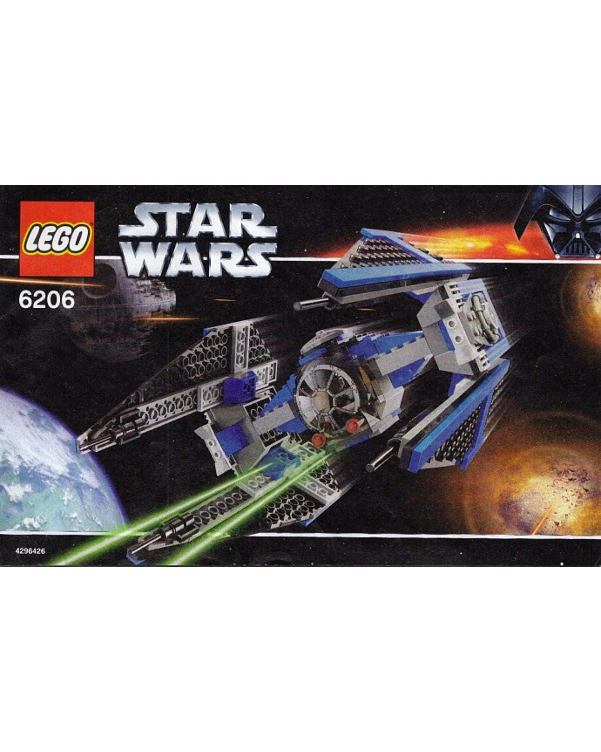 1 Lego Star Wars 6206 TIE Interceptor, 1 of 1