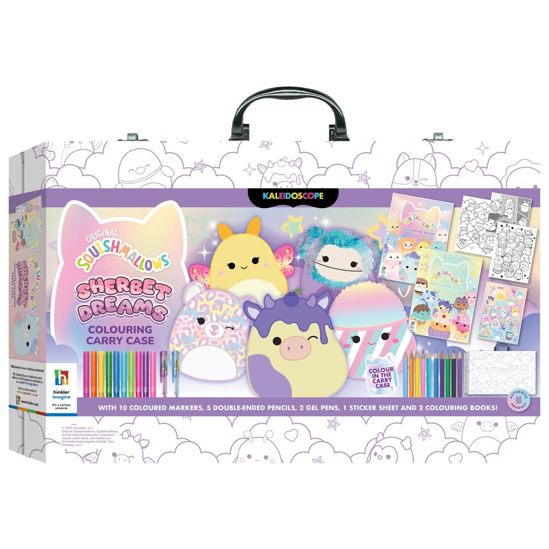 1 Kaleidoscope Original Squishmallows: Sherbet Dreams Colouring Carry Case - Book, 1 of 7
