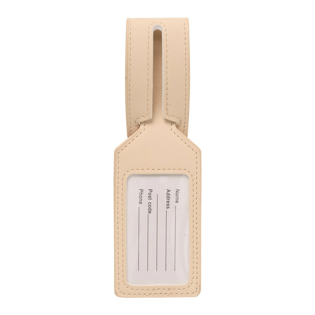 2 Otto On The Go Luggage Tags Tan, 2 of 5