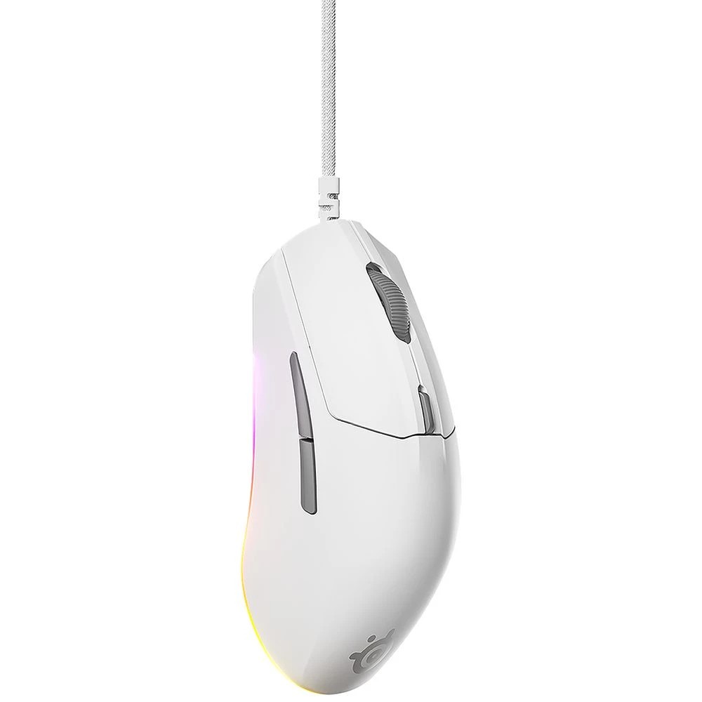 3 SteelSeries Rival 3 Gen 2 Wireless Mouse White, 3 of 6