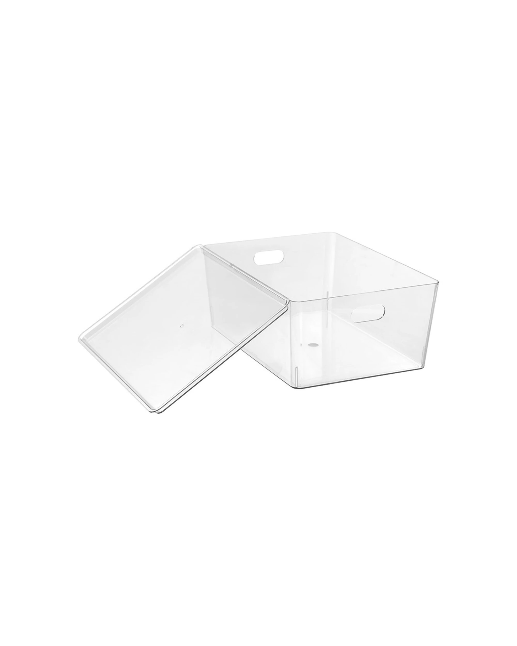 5 Boxsweden Crystal Tidy Box Container With Lid 12L 35cm - Clear, 5 of 5