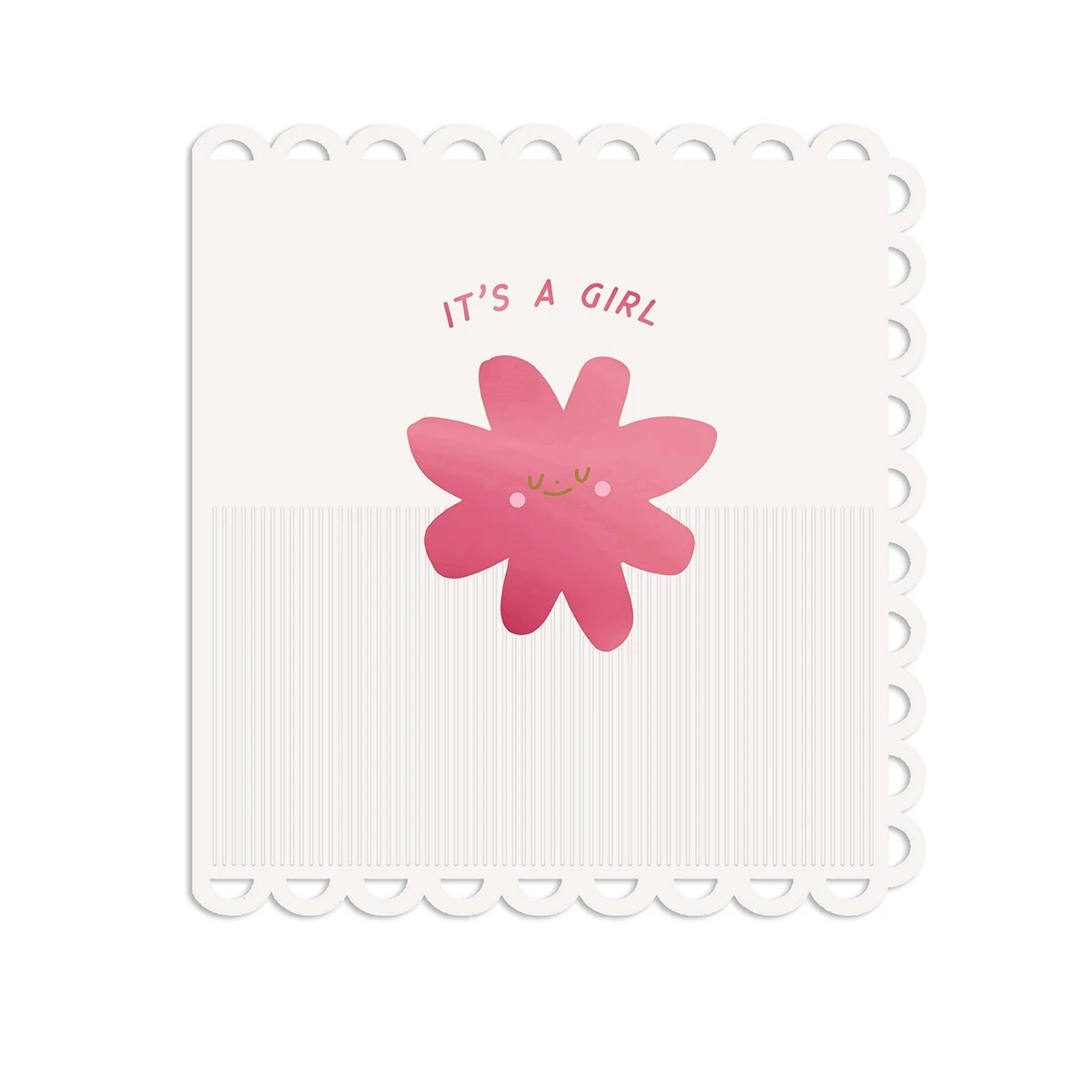 3 Hallmark Baby Girl Card - Pink Flower, 3 of 3