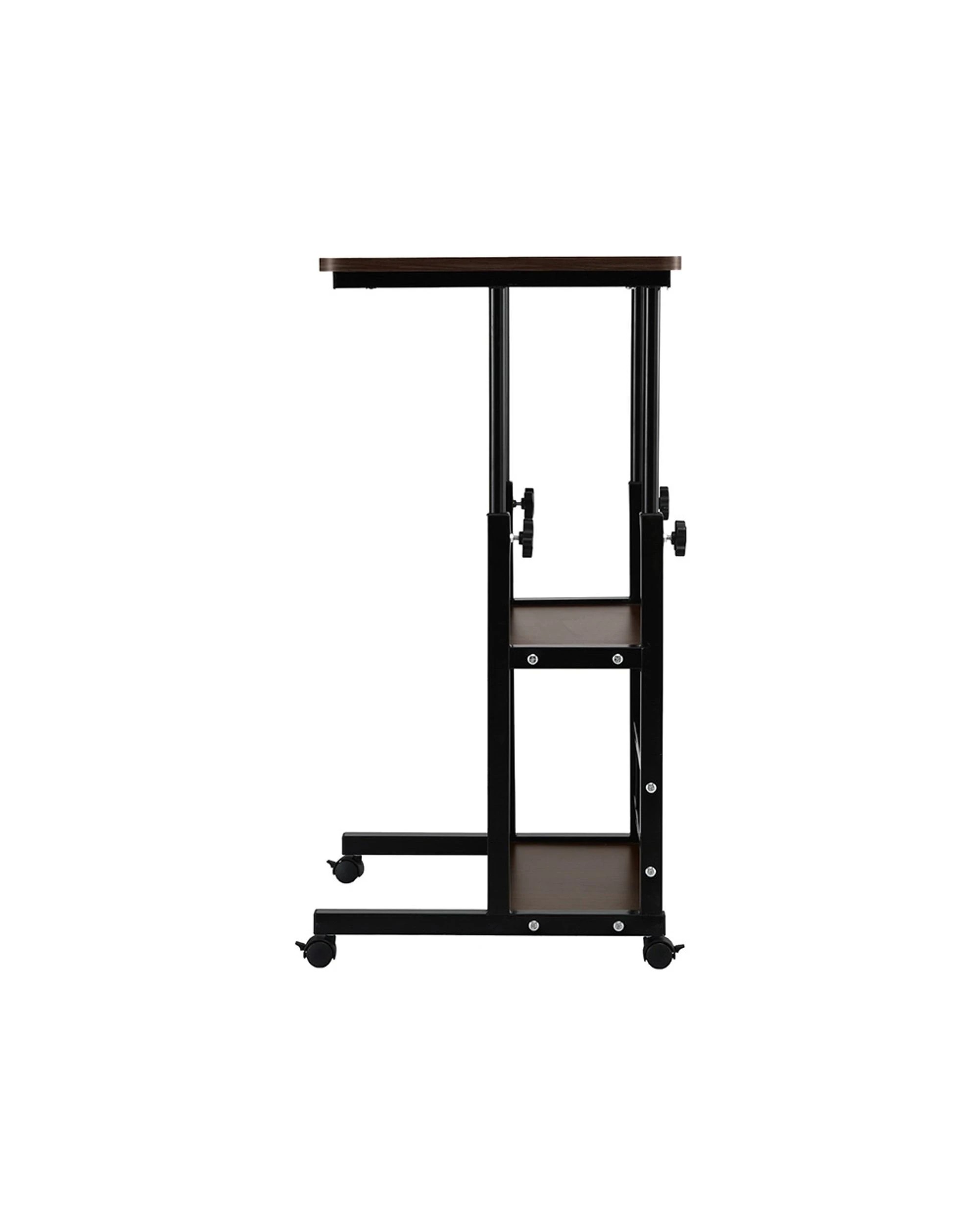 3 Artiss Laptop Desk Height Adjustable Mobile Workstation Computer Desks 60cm
 - Black, 3 of 3