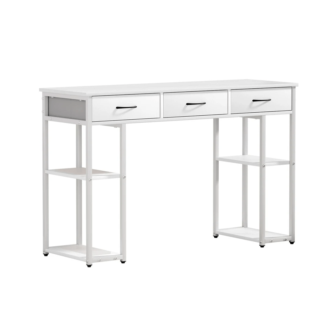 1 Artiss Computer Desk Drawer Shelves Study Table 120CM - Yellow, 1 of 6