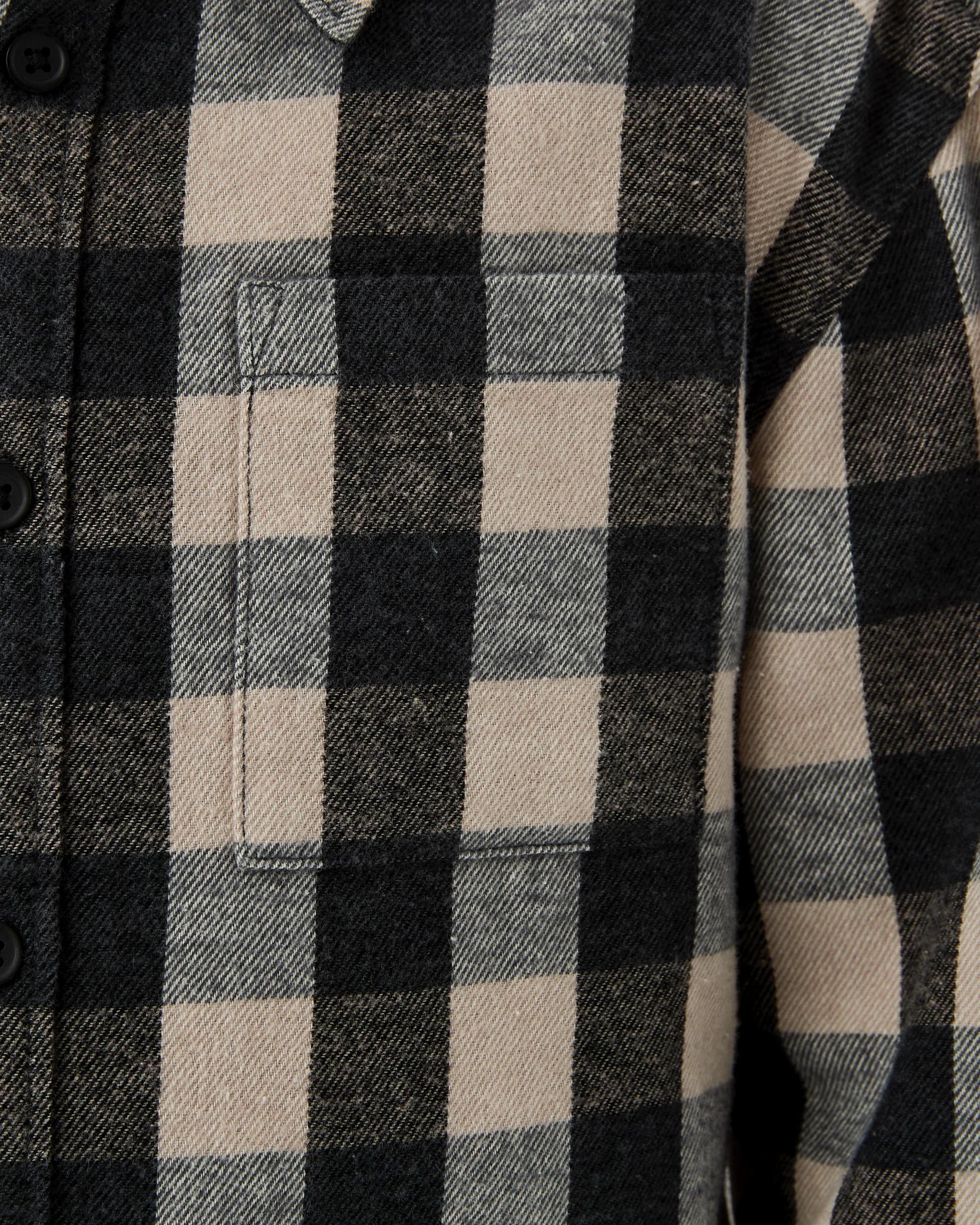 5 Yarn Dye Flannel Shirt Brn Checks, 5 of 7