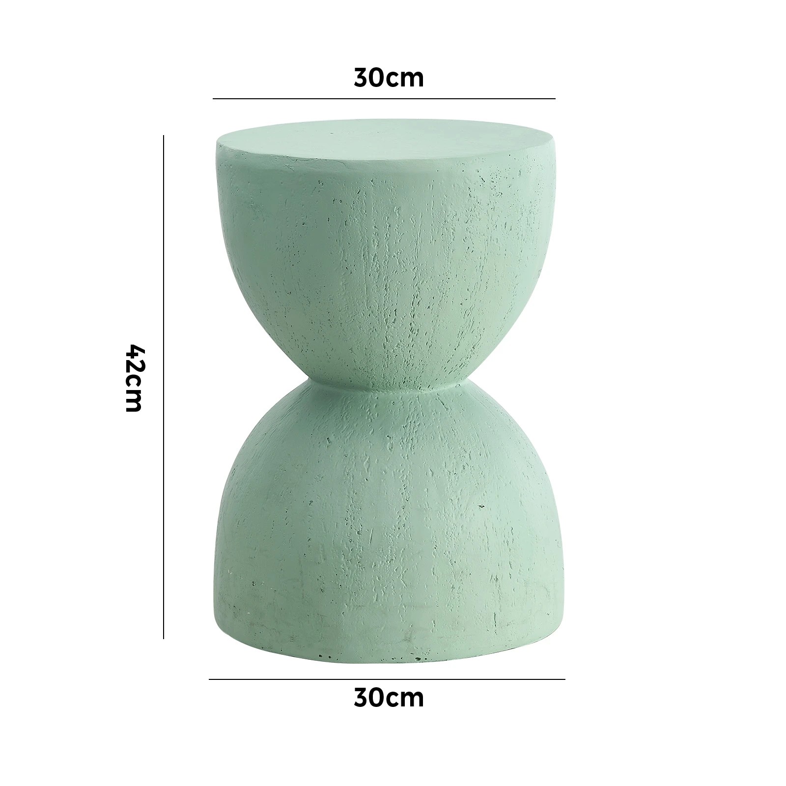 8 Oikiture Side Table Coffee Bedside End Stool Stand Stone Outdoor Indoor
 - Green, 8 of 8