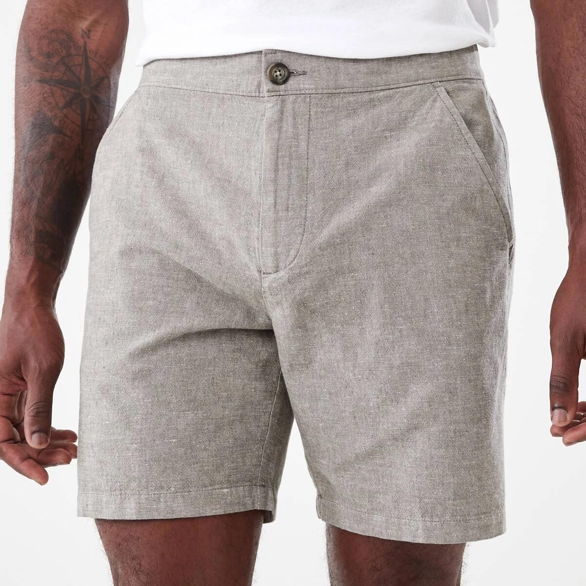 1 Textured Bermuda Shorts EAGLE YD, 1 of 6