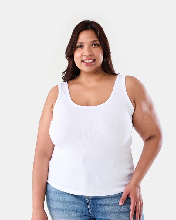 Curve Sleeveless Rib Tank