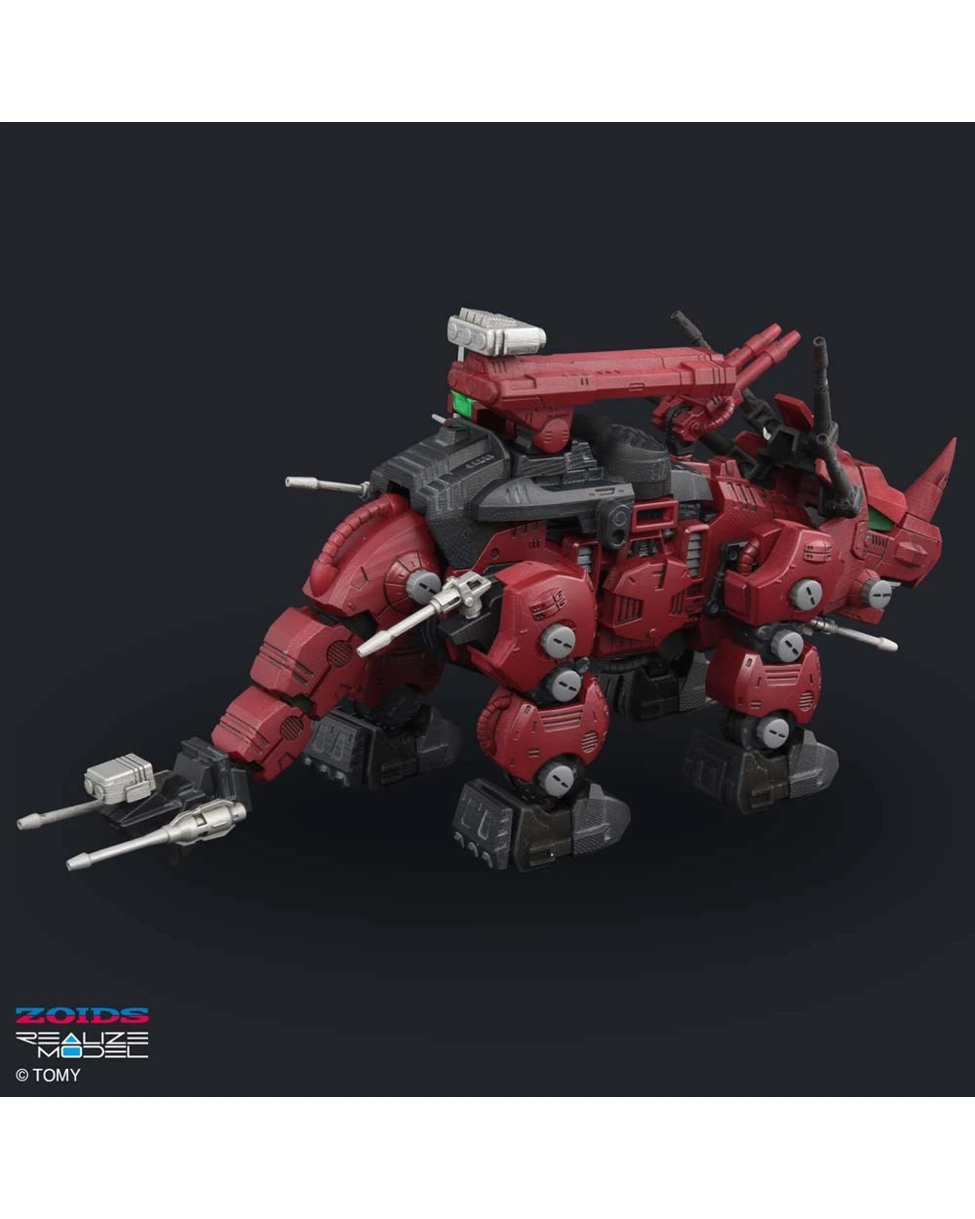 8 Takara Tomy Zoids Realize Model RMZ-014 Red Horn Guylod Colour Styracosaurus Type 1/100 Scale Model Kit, 8 of 10