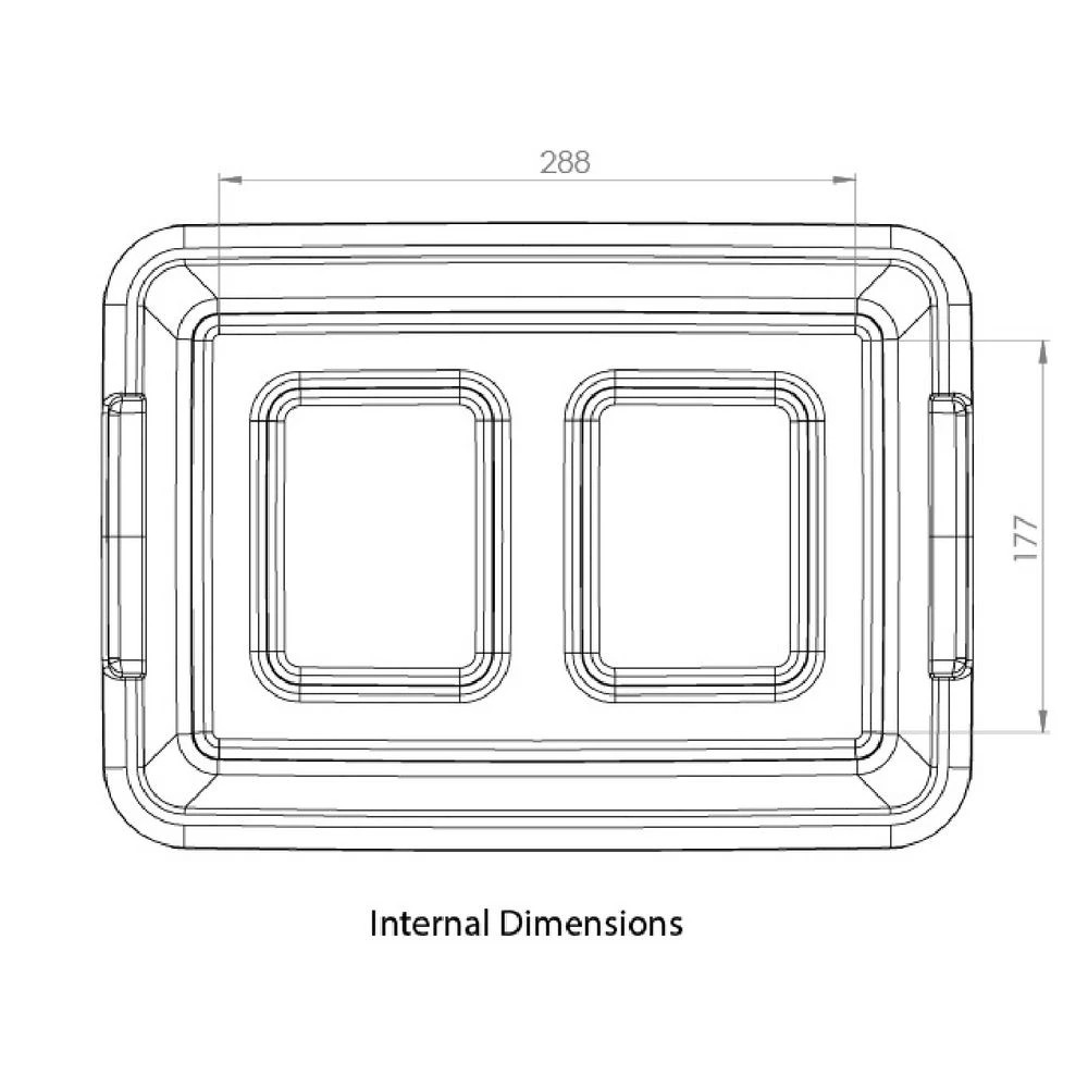 4 J.Burrows 20L Storage Container 4 Pack, 4 of 6