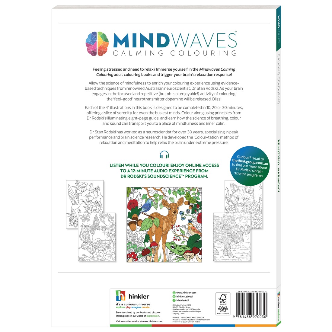 4 Mindwaves Calming Colouring: Beautiful Harmony - Book, 4 of 4