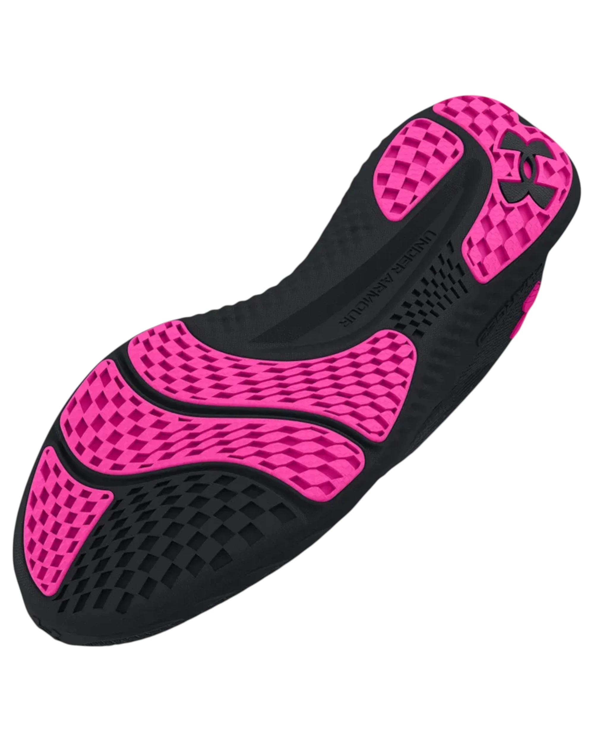 4 Under Armour Womens Charged Speed Swift Black/Pink Athletic Shoes BLACK/PINK, 4 of 5