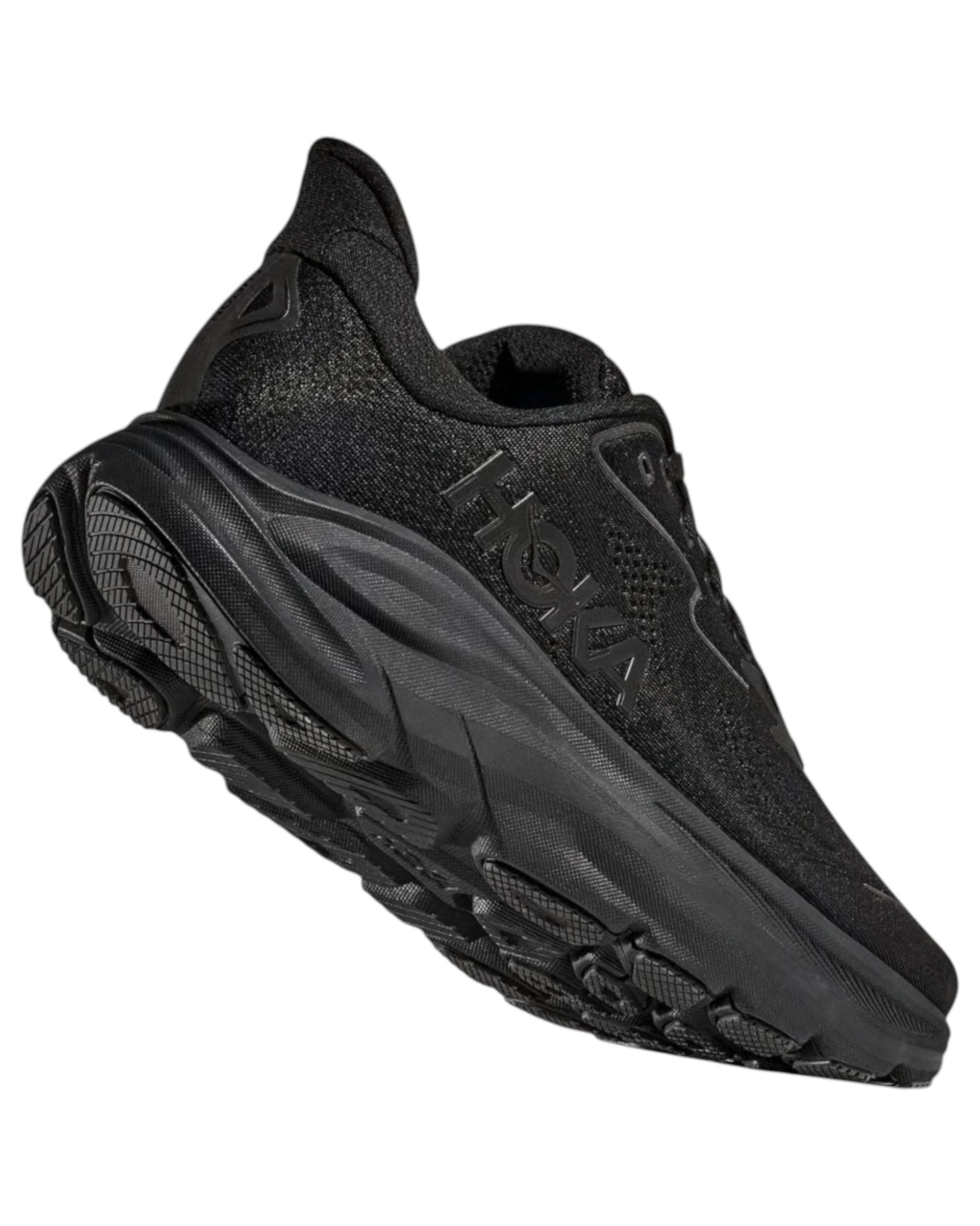 4 Hoka Mens Clifton 10 Athletic Running Shoes BLACK, 4 of 8