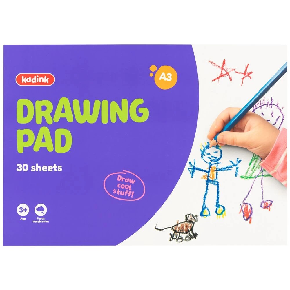 1 Kadink A3 Drawing Pad 30 Sheets, 1 of 2